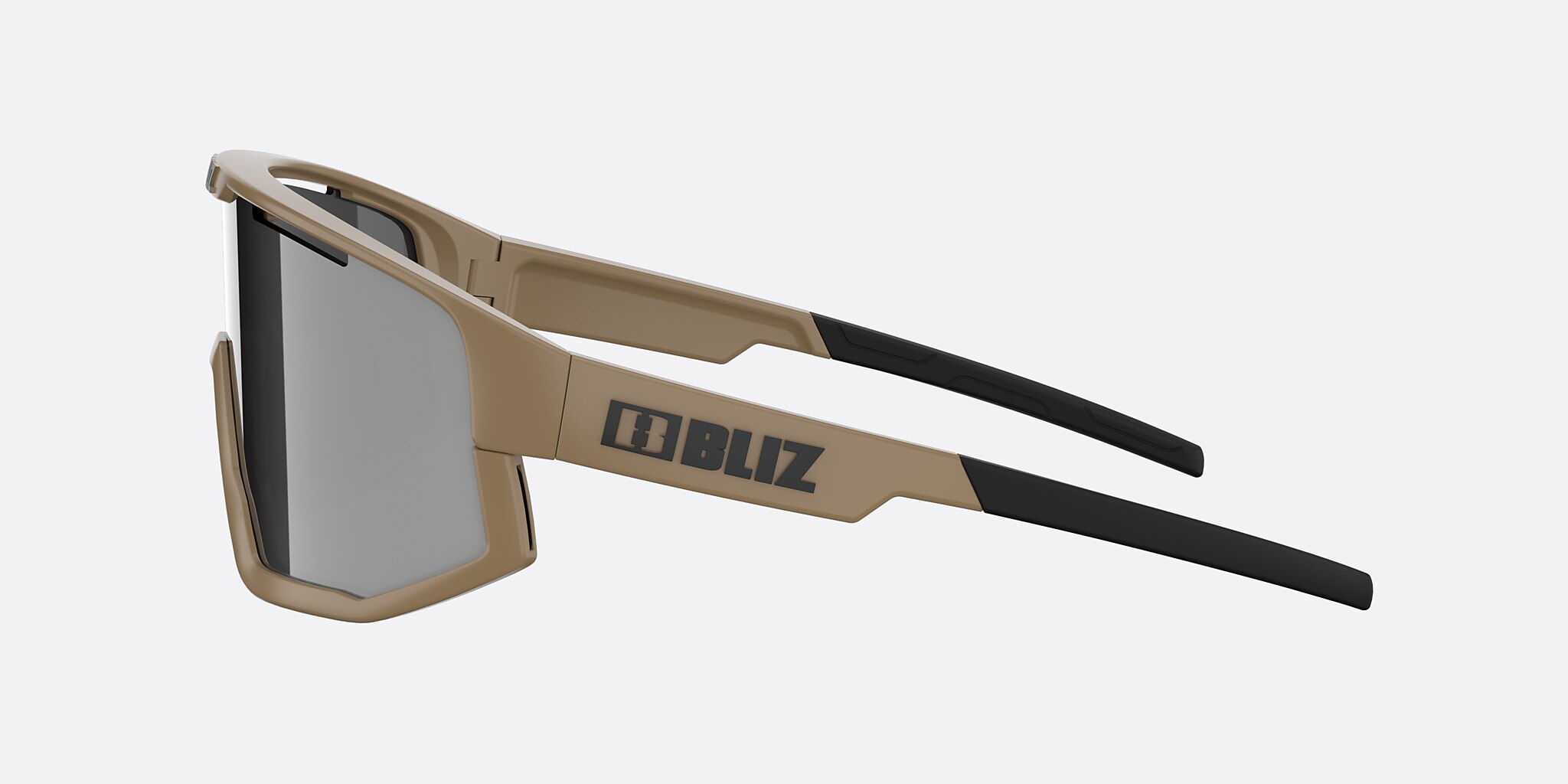 Sunglasses Bliz Vision L (0-137) with Smoke Silver lens and Camo Green frame Image 3 of 6