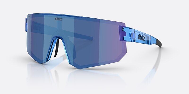Sunglasses Bliz P005 XXL (0-139) with Smoke/Blue Multicolor lens and Transparent Blue frame Image 1 of 7