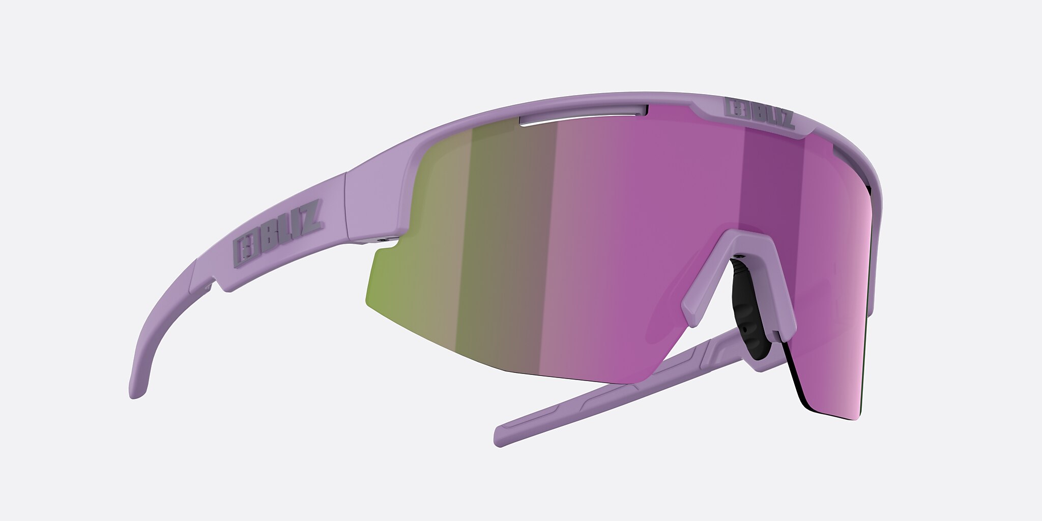 Sunglasses Bliz Matrix Small XXS (0-130) with Brown Mirror Purple lens and Matt Violett frame Image 5 of 6