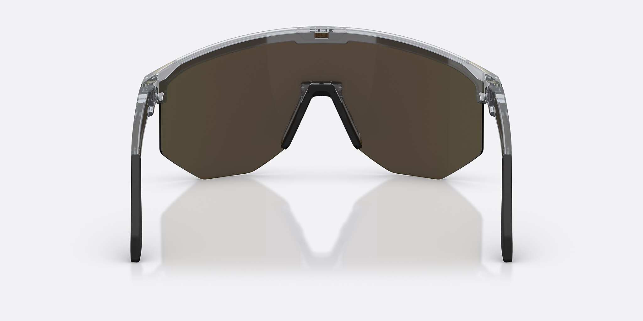 Sunglasses Bliz Hero XXL (0-142) with Brown Red lens and Transparent Dark Grey frame Image 4 of 6