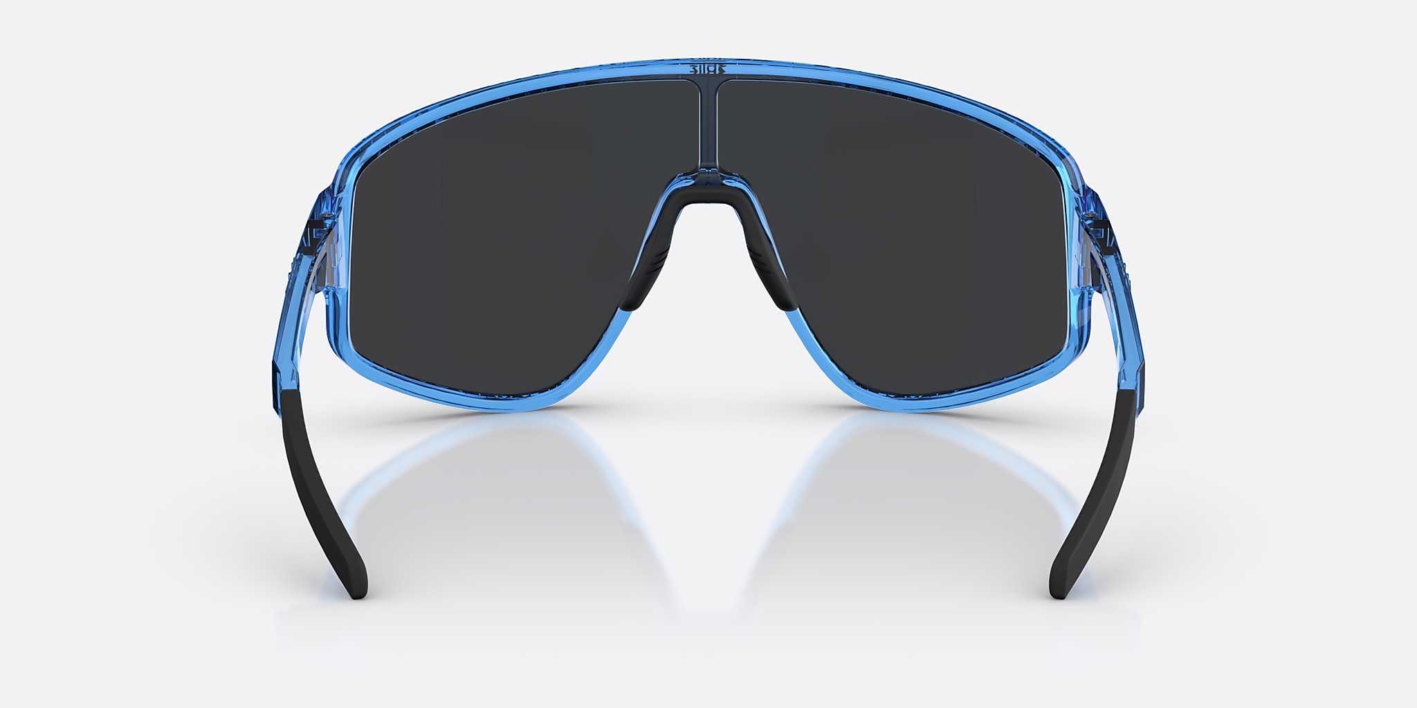 Sunglasses Bliz A004 L (0-135) with Smoke/Blue Multicolor lens and Transparent Blue frame Image 4 of 7