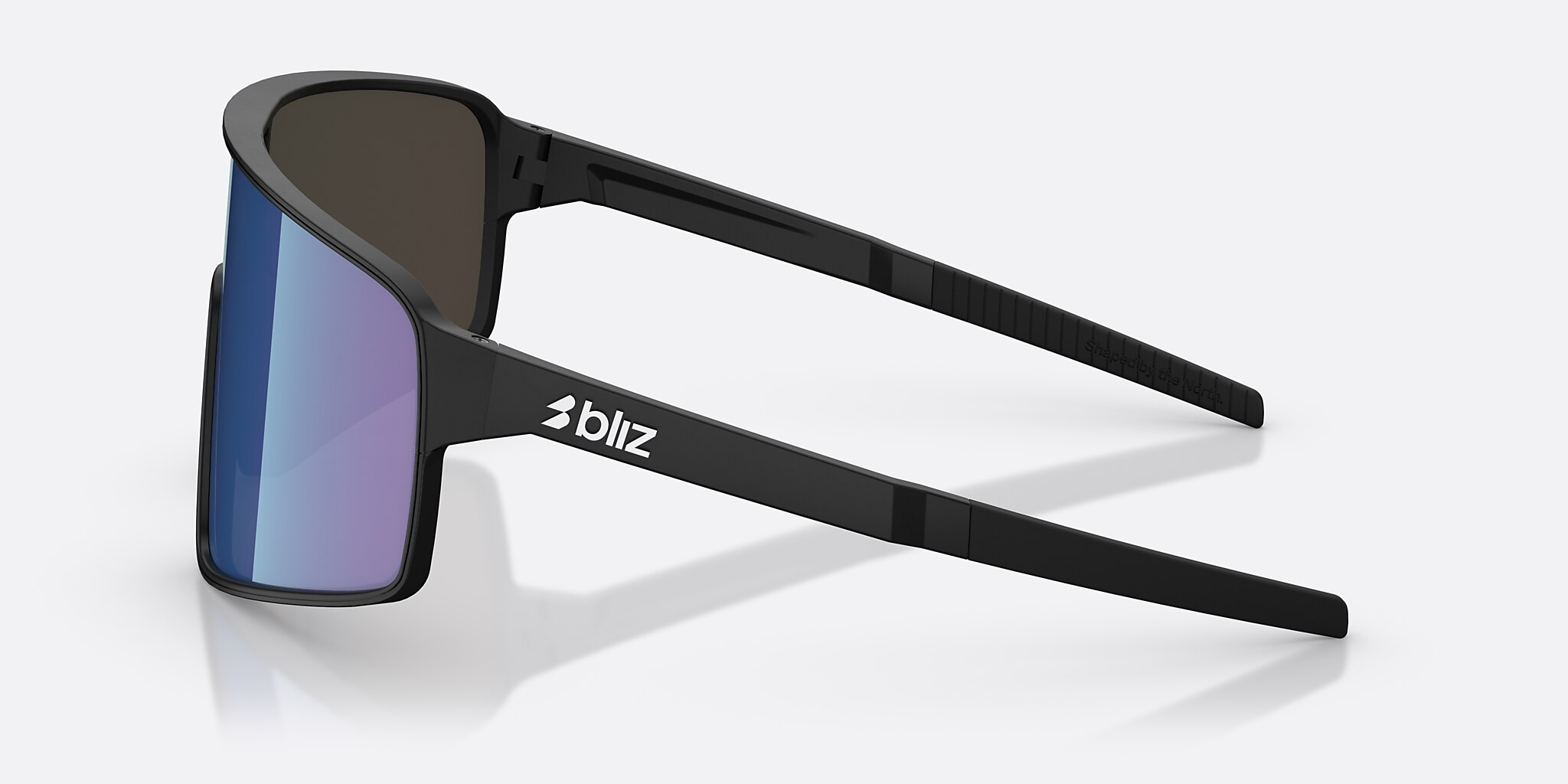 Sunglasses Bliz P001 XL (0-142) with Blue lens and Matte Black frame Image 3 of 6