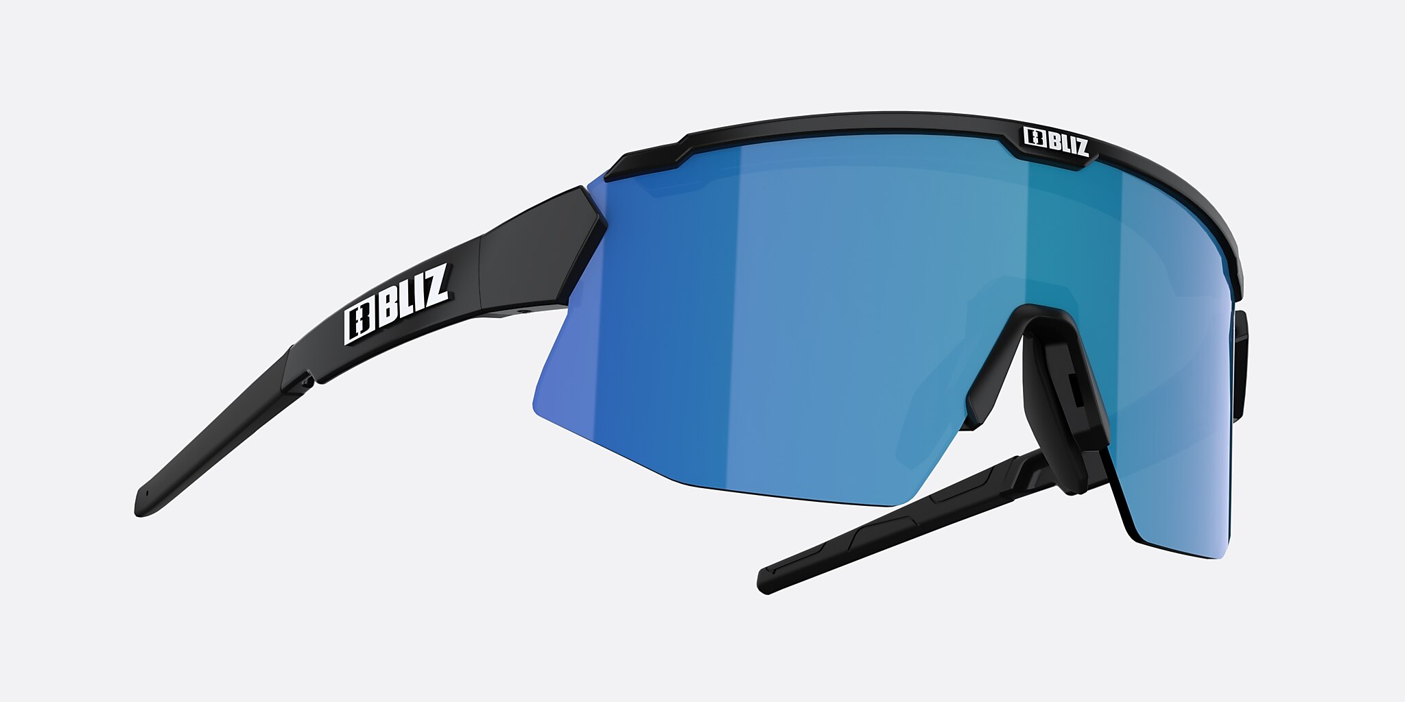 Sunglasses Bliz Breeze Small M (0-135) with Brown Blue lens and Black frame Image 5 of 7