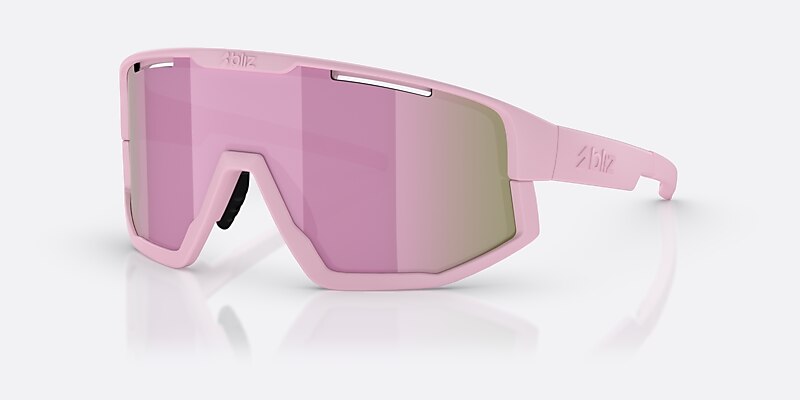 Sunglasses Bliz Vision L (0-137) with Brun/Rosa multicolor lens and Mat pulverpink frame Image 1 of 6