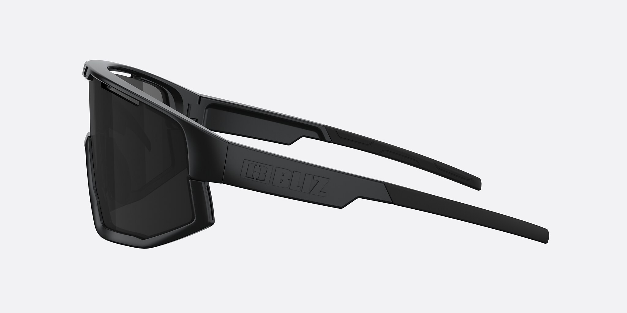 Sunglasses Bliz Fusion S (0-133) with Smoke lens and Matte Black frame Image 3 of 7