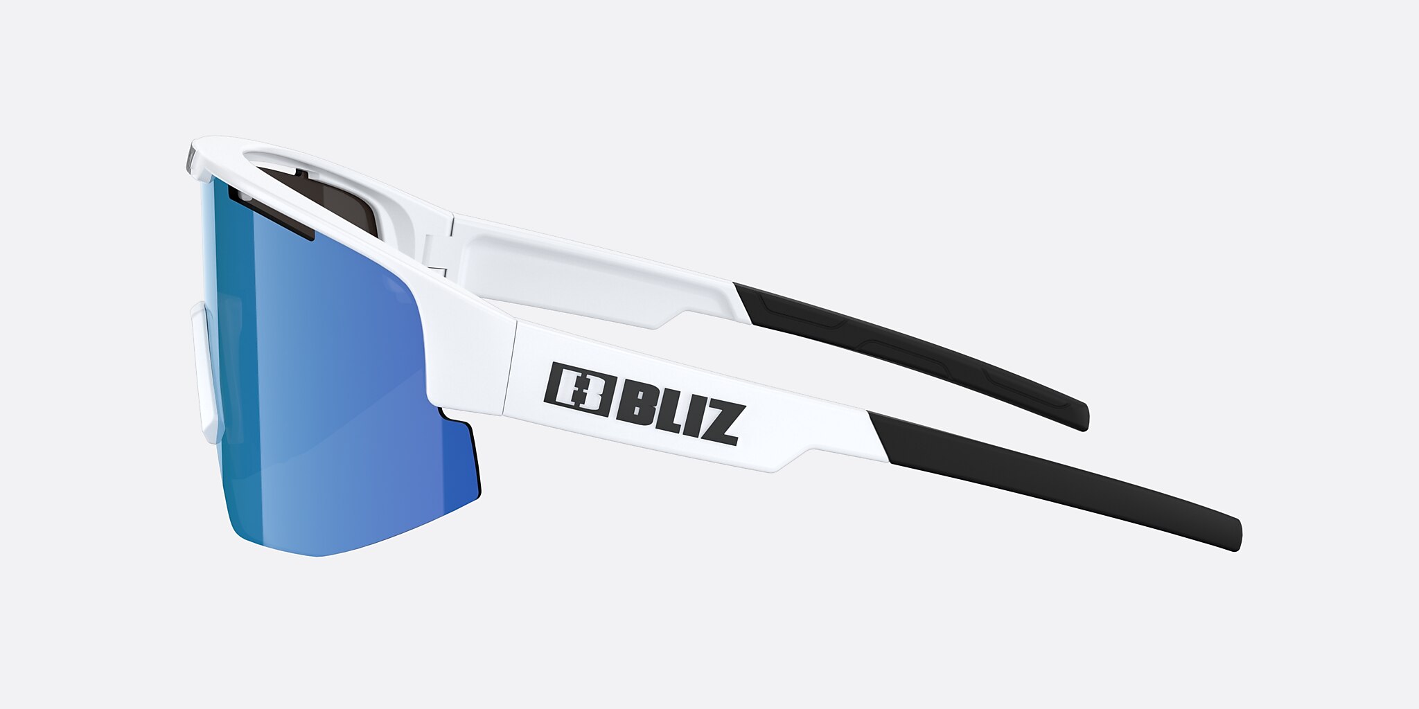 Sunglasses Bliz Matrix S (0-133) con Azul Marrón lente y Blanco montura Imagen 3 de 6