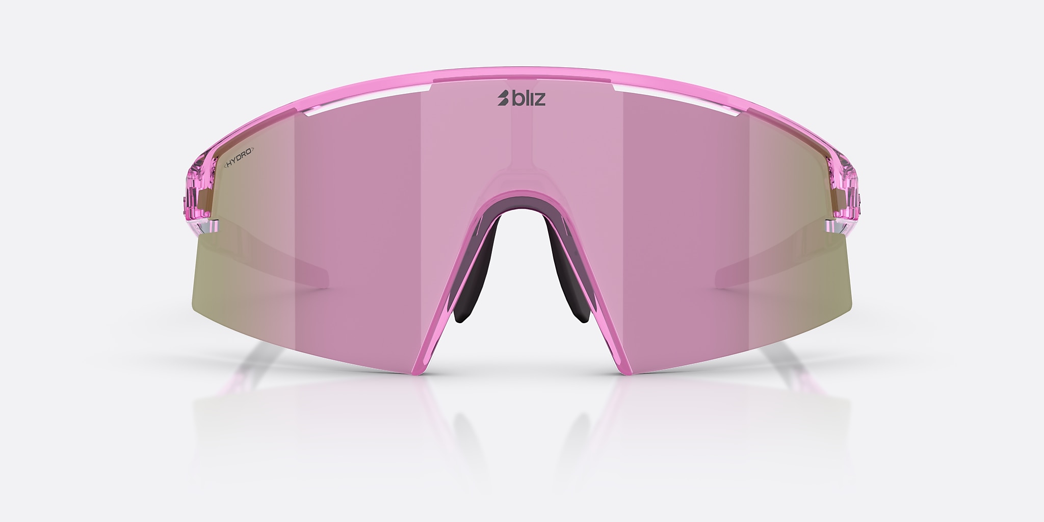 Sunglasses Bliz P006 L (0-136) with Brown/Rose Multicolor lens and Transparent Pink frame Image 2 of 7