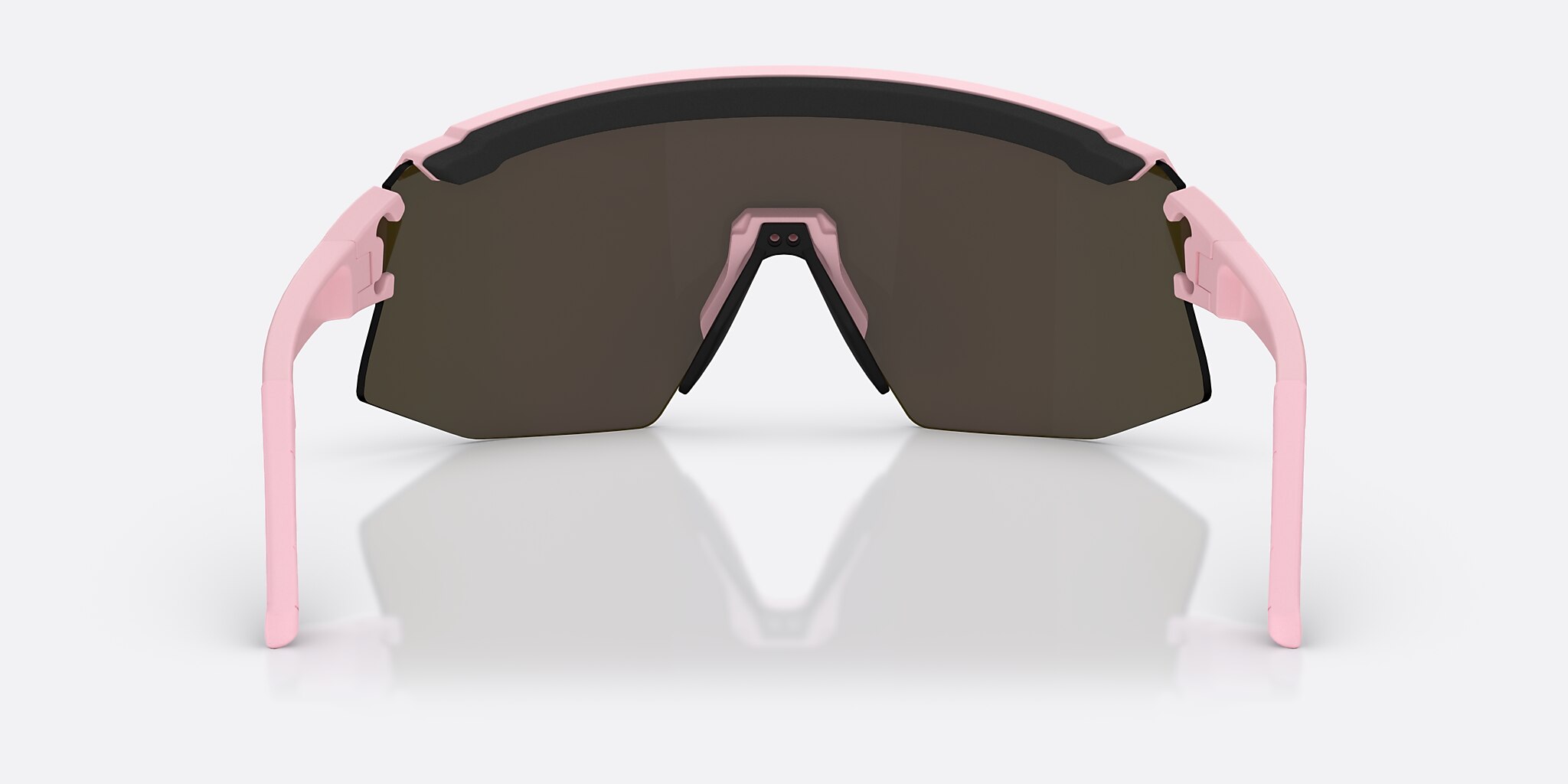 Sunglasses Bliz Breeze Small M (0-135) with Brun/Rosa flerfärgad lens and Matt puderrosa frame Image 4 of 7