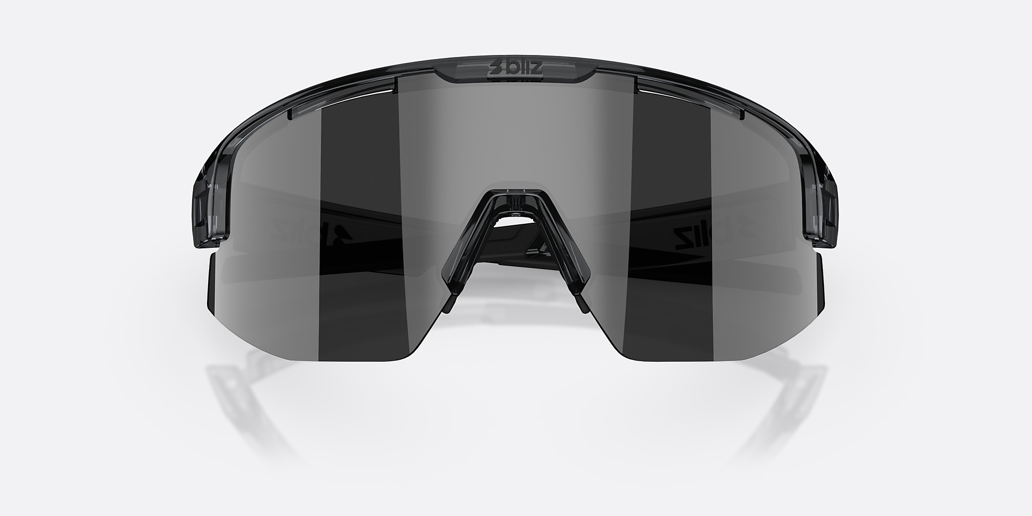 Sunglasses Bliz Matrix S (0-133) with Smoke Silver lens and Crystal Black frame Image 5 of 6