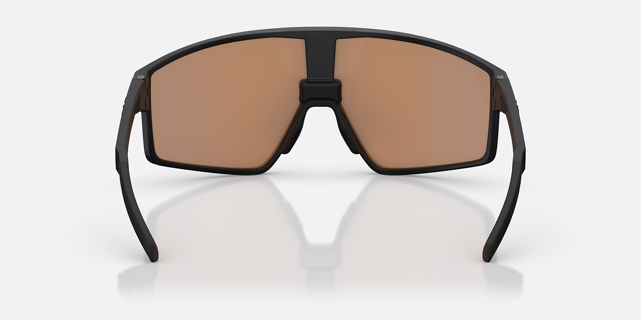 Sunglasses Bliz P002 XL (72-09) with Korall/orange spegel blå lens and Matt svart frame Image 4 of 6