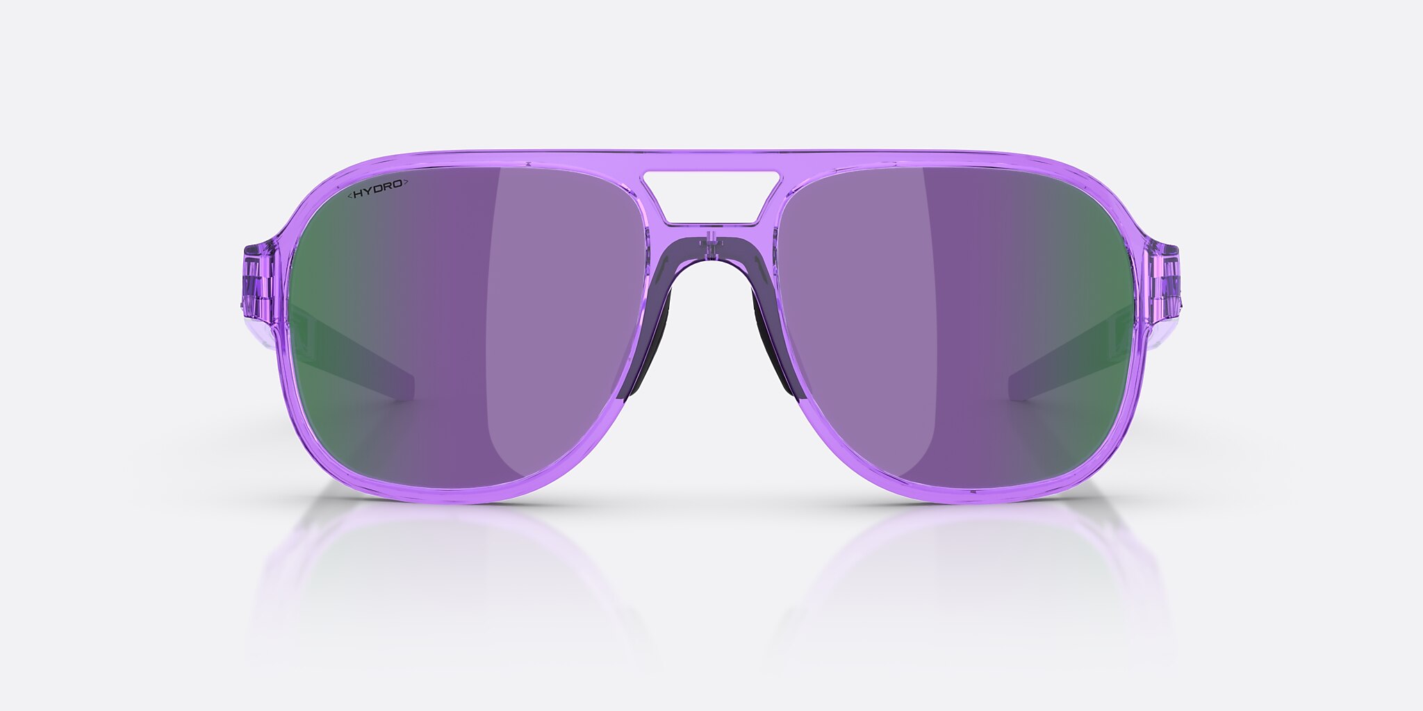 Sunglasses Bliz A006 XL (57-18) with Smoke/Purple Multicolor lens and Transparent Purple frame Image 2 of 7