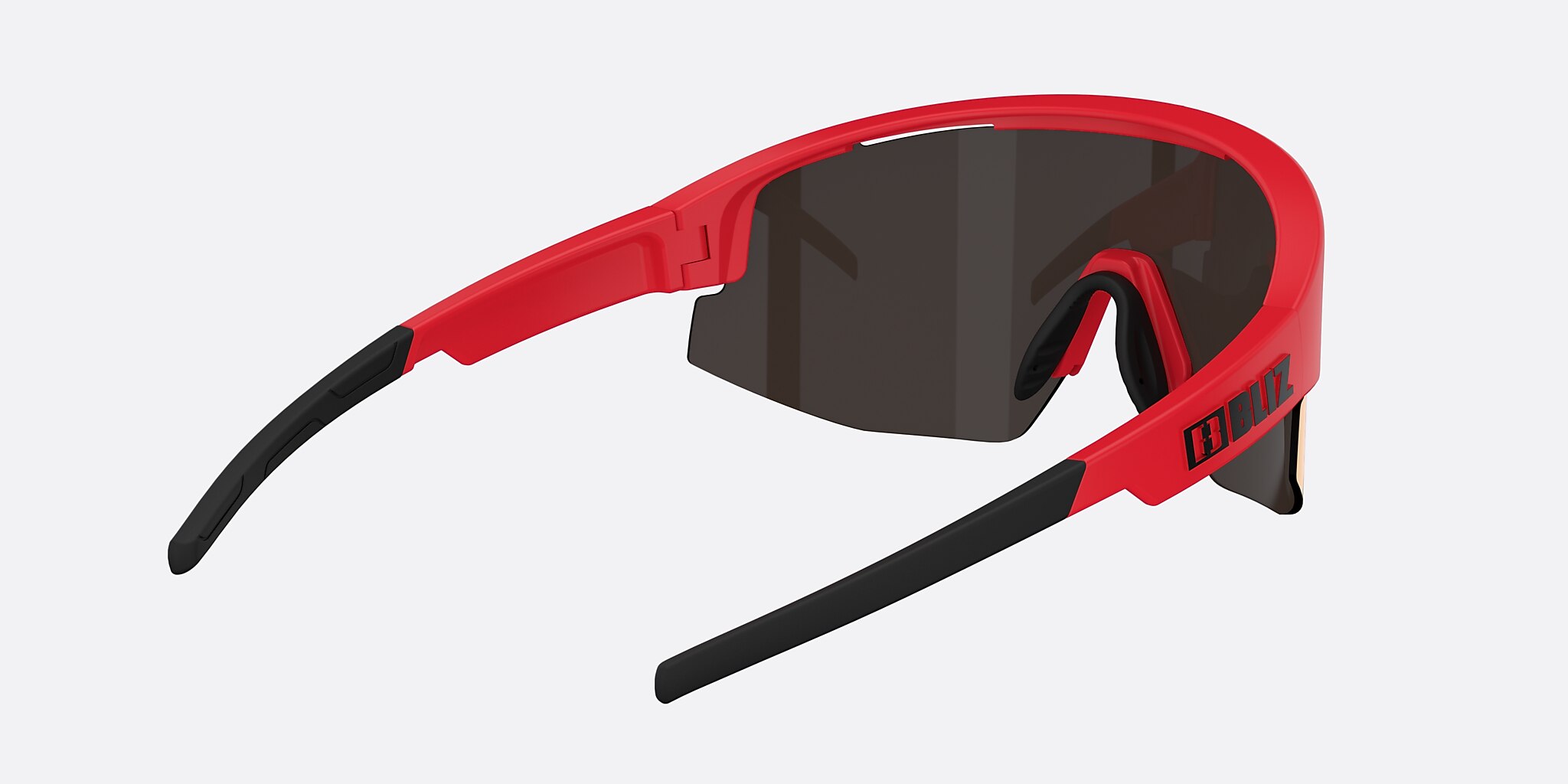 Sunglasses Bliz Matrix S (0-133) with Brown Red lens and Red frame Image 4 of 6