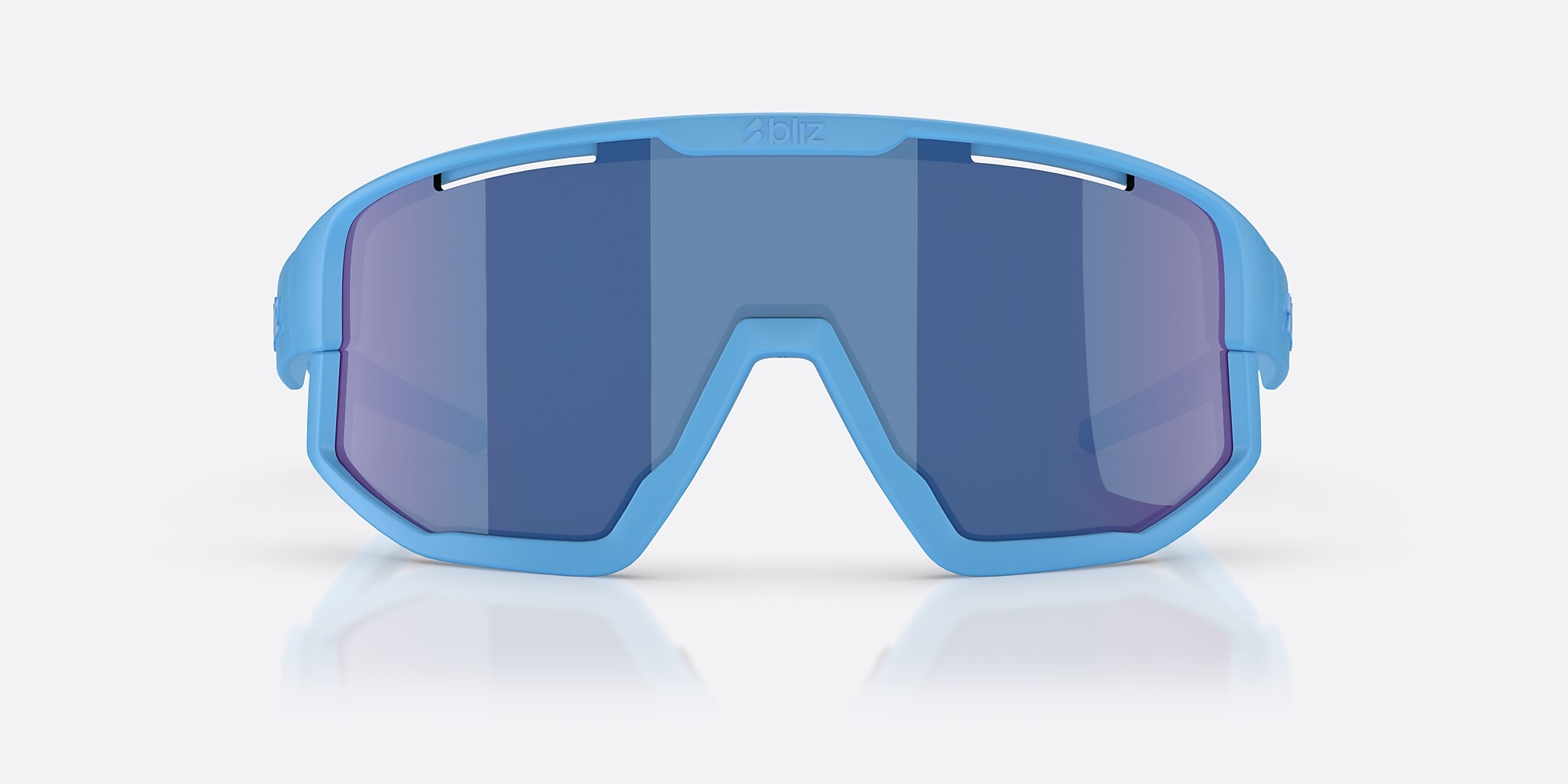 Sunglasses Bliz Fusion S (0-133) with Blue lens and Matte Blue frame Image 2 of 7