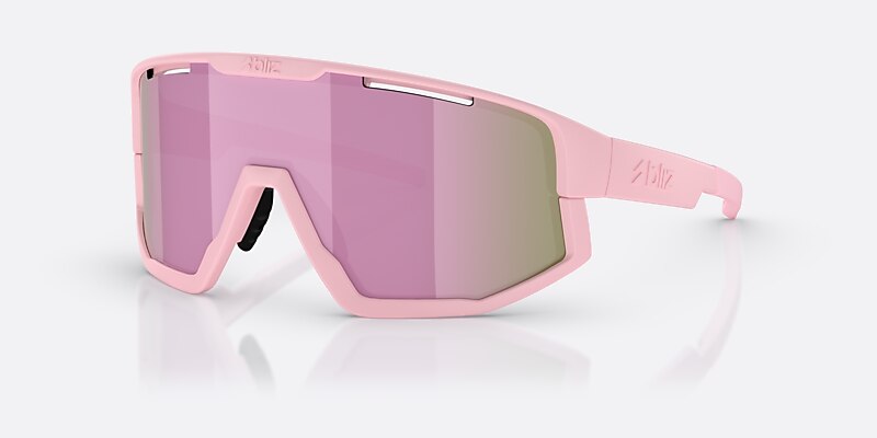 Sunglasses Bliz Fusion Small XXS (0-125) with Brown/Rose Multicolor lens and Matte Powder Pink frame Image 1 of 6