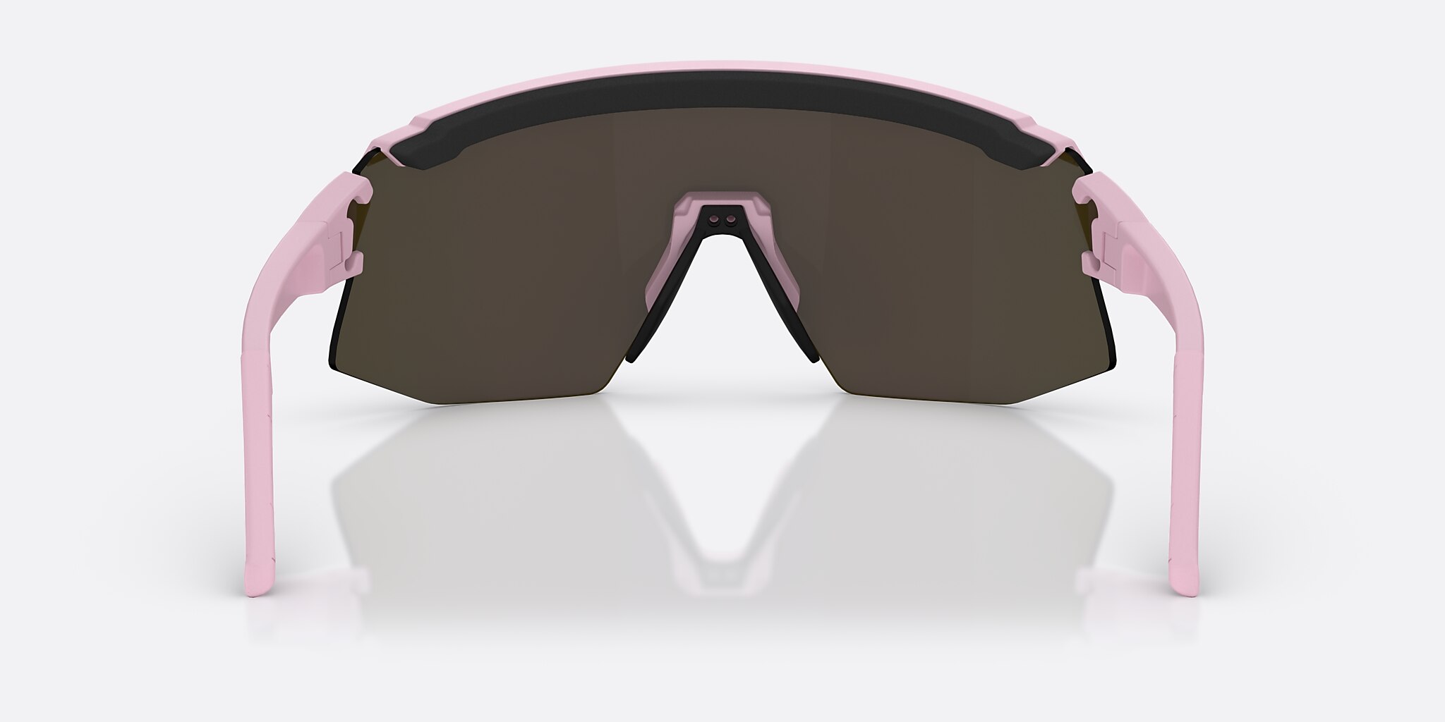 Sunglasses Bliz Breeze XL (0-141) with Brown/Rose Multicolor lens and Matte Powder Pink frame Image 4 of 7