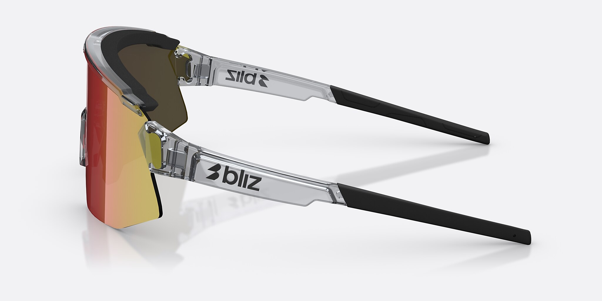 Sunglasses Bliz Breeze XL (0-141) with Braun Rot lens and Dunkelgrau transparent frame Image 3 of 7