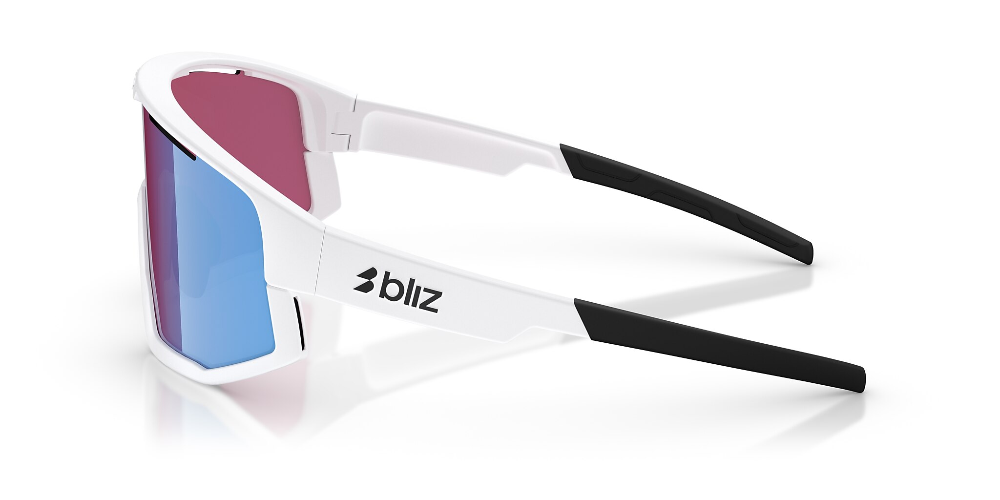 Fusion Small Sunglasses Rose/Violet Mirror Blue | Bliz Eyewear®