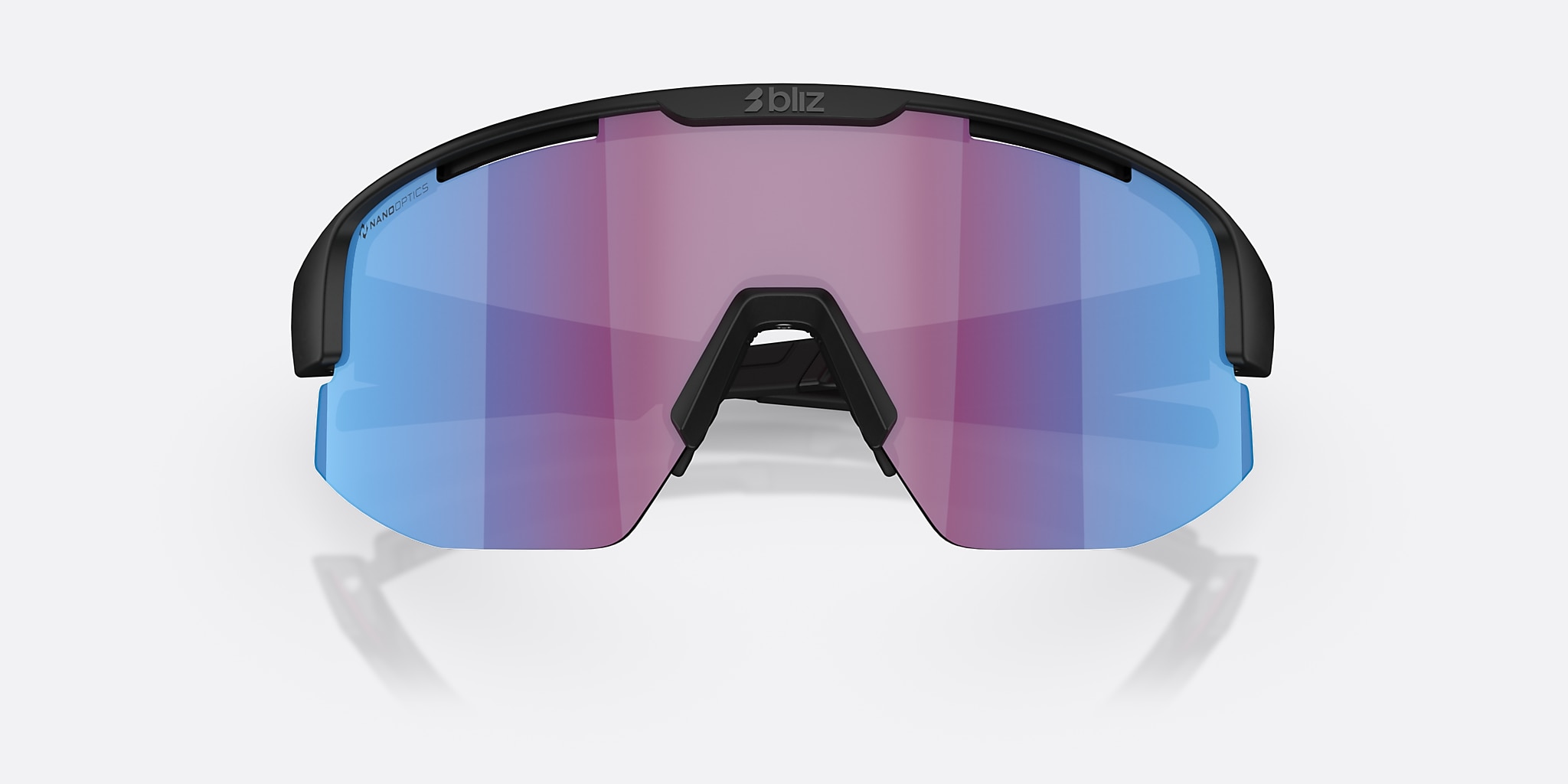 Sunglasses Bliz Matrix S (0-133) with Rose Violet Blue lens and Black frame Image 5 of 6
