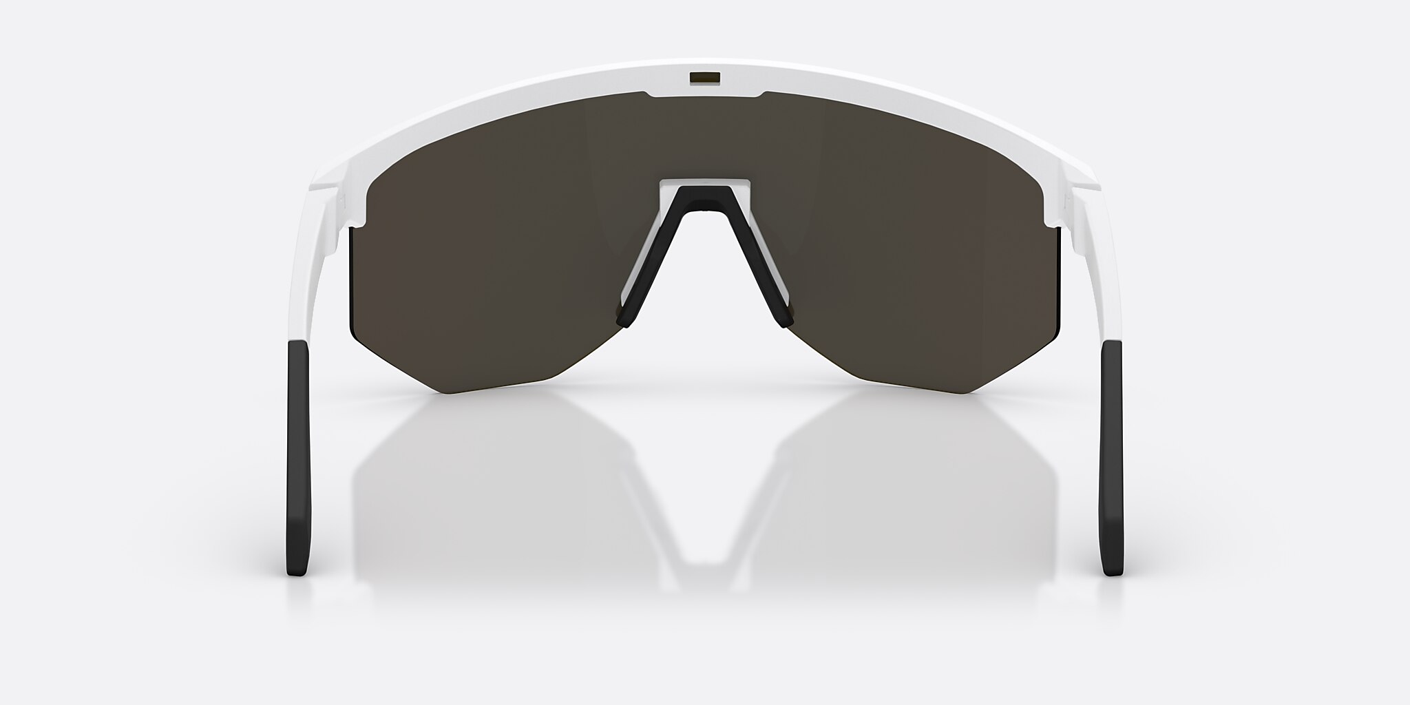 Sunglasses Bliz Hero Small L (0-129) with Brown Blue lens and White frame Image 4 of 6