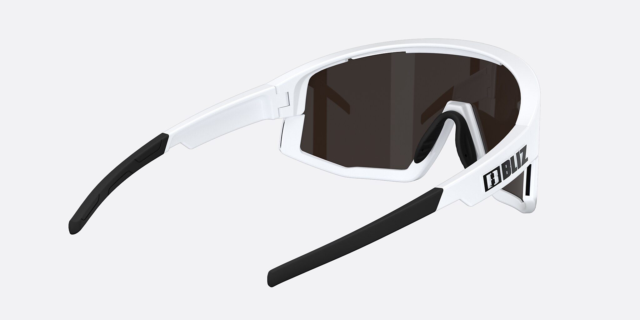 Sunglasses Bliz Fusion Small XXS (0-125) with Braun Blau lens and Weiß frame Image 4 of 6