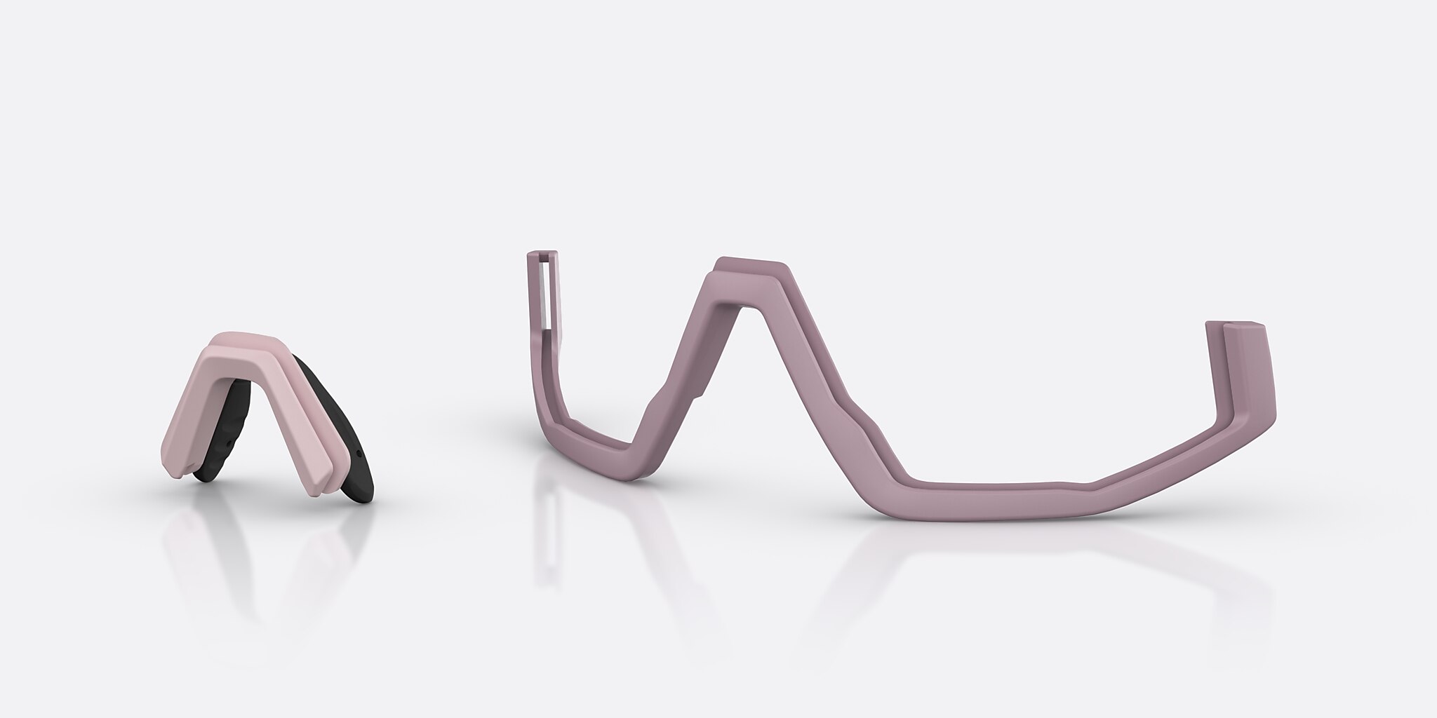 Sunglasses Bliz Fusion S (0-133) with Brown Mirror Pink lens and Matte Pink frame Image 6 of 7