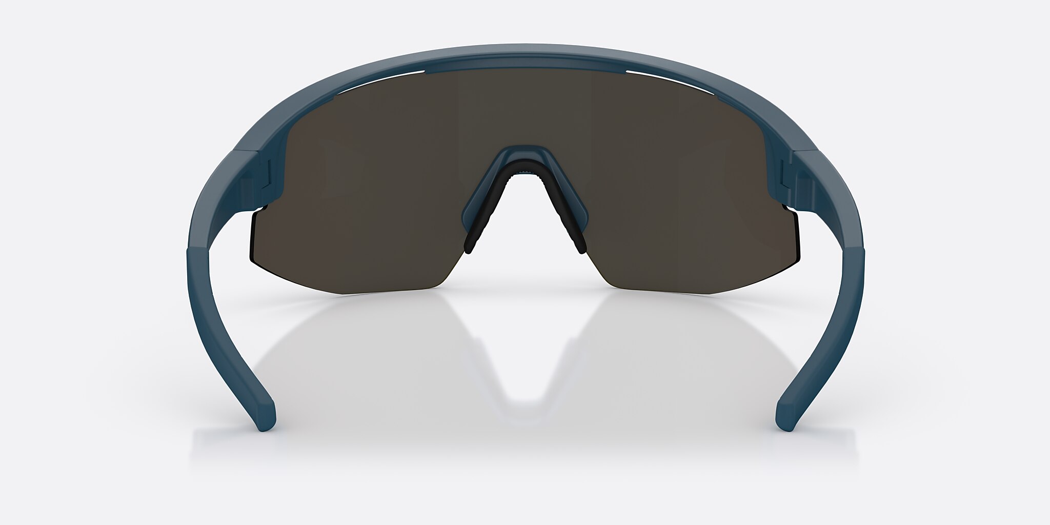 Sunglasses Bliz Matrix S (0-133) con Marrón espejo azul lente y Azul Mate montura Imagen 4 de 6