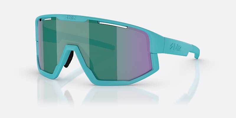 Sunglasses Bliz Vision L (0-137) with Blue Green lens and Matte Turquoise frame Image 1 of 6