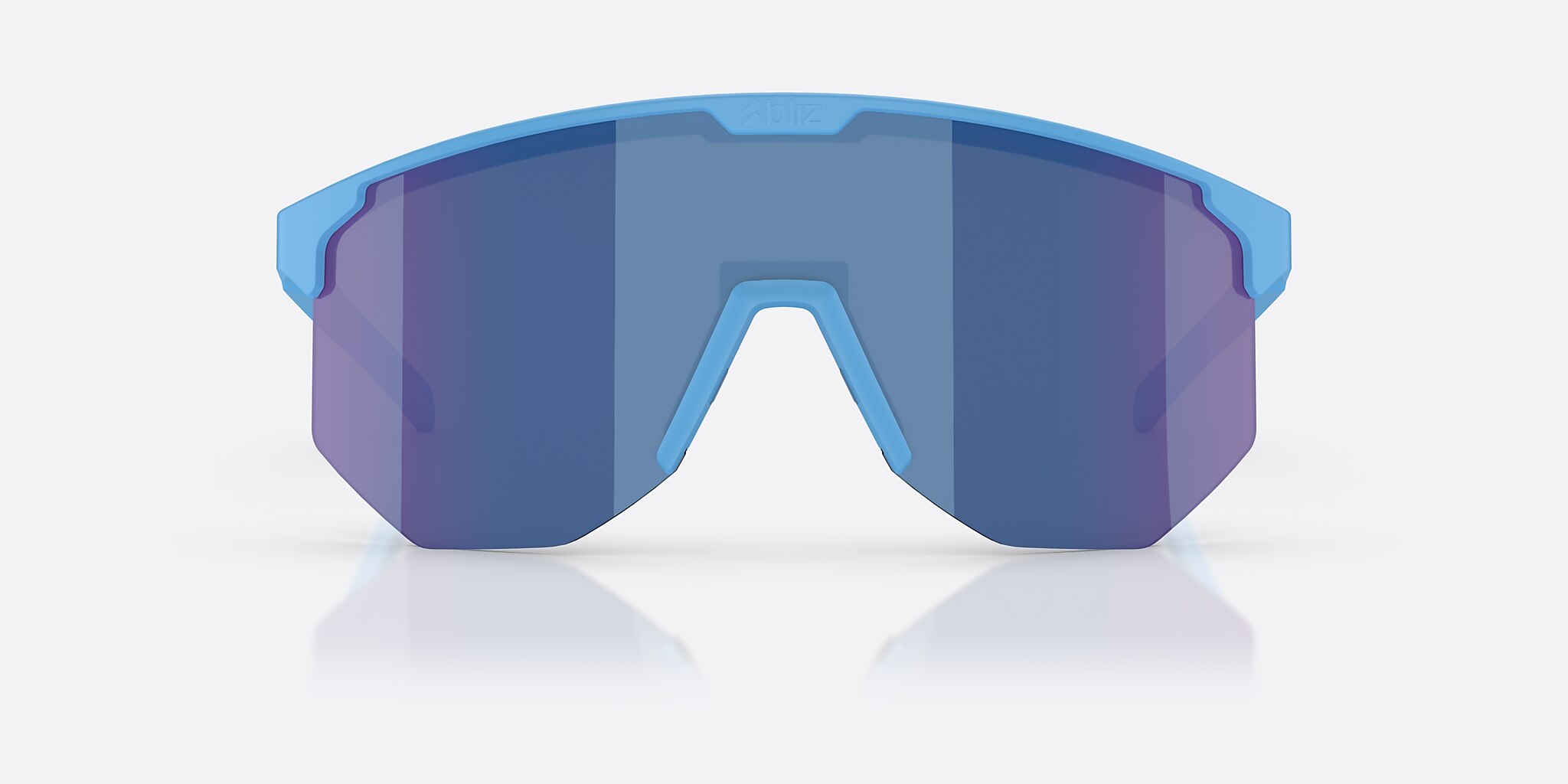 Sunglasses Bliz Hero XXL (0-142) with Blue lens and Matte Blue frame Image 2 of 6