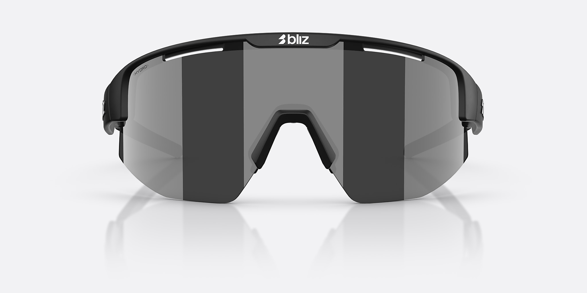 Sunglasses Bliz Matrix S (0-133) with Smoke/Silver Mirror lens and Matte Black frame Image 2 of 5