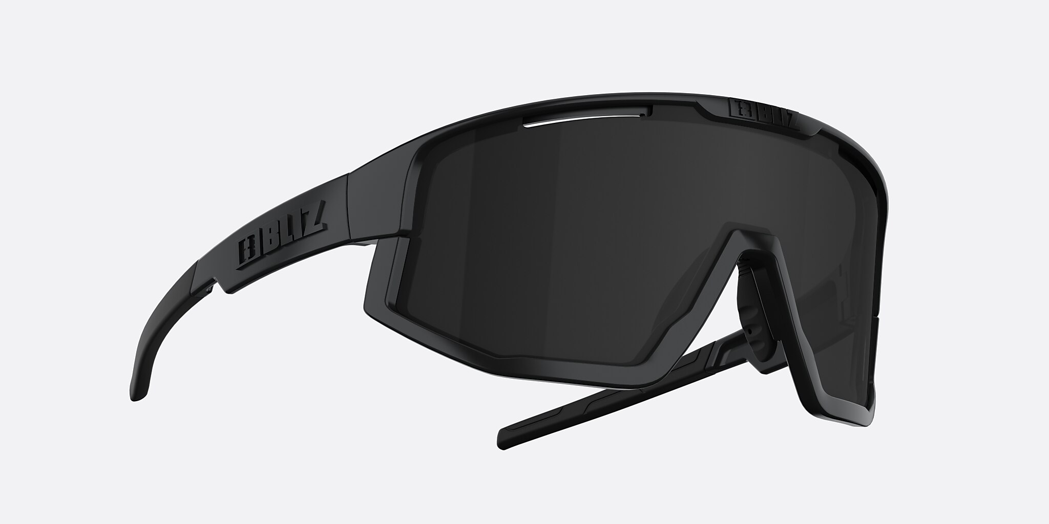 Sunglasses Bliz Fusion S (0-133) with Smoke lens and Matte Black frame Image 5 of 7