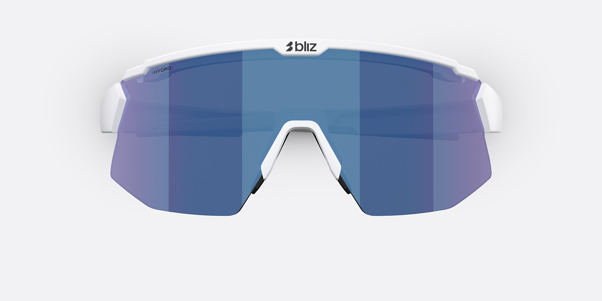 Sunglasses Bliz Breeze Small M (0-135) with Rök/Blå Flerfärgad lens and Matt vit frame Image 5 of 7