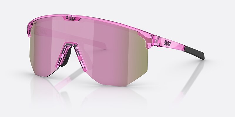 Sunglasses Bliz Hero Small L (0-129) with Brown/Rose Multicolor lens and Transparent Pink frame Image 1 of 6