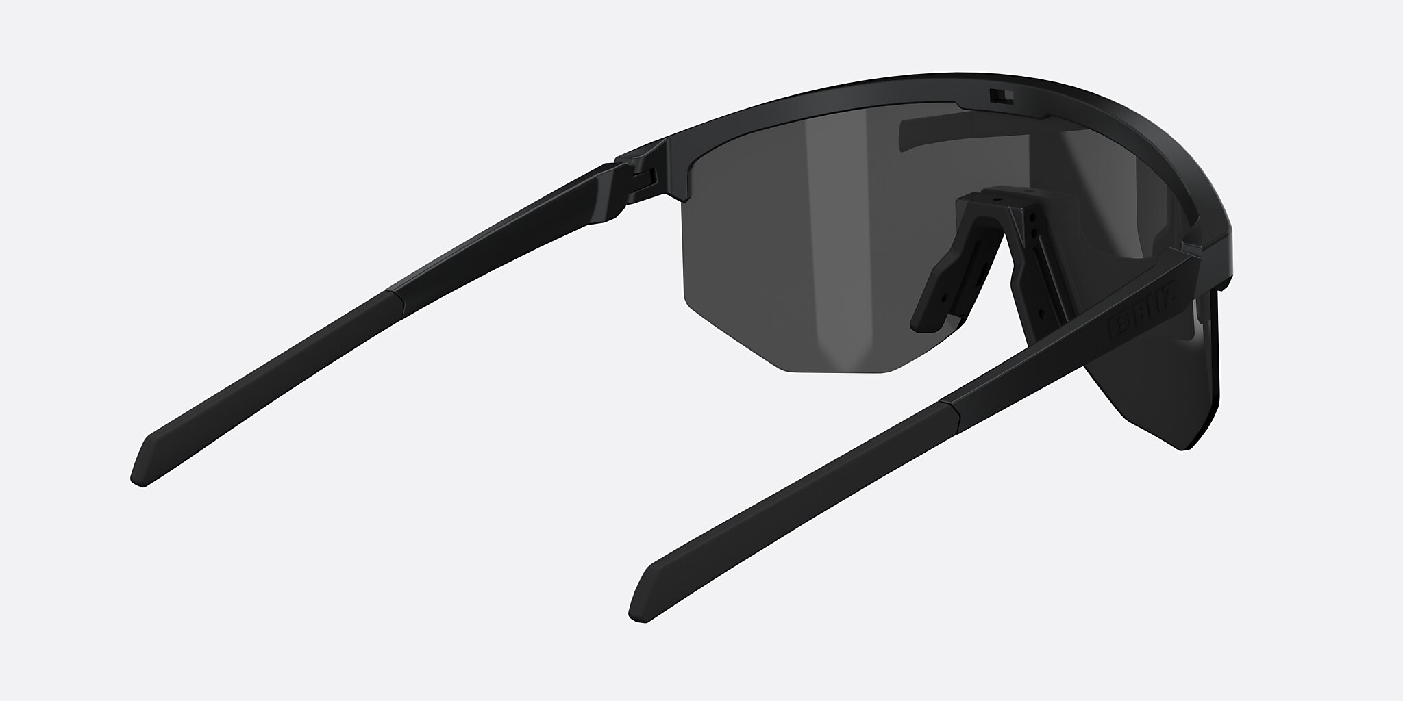 Sunglasses Bliz Hero Small L (0-129) with Smoke lens and Matte Black frame Image 4 of 6