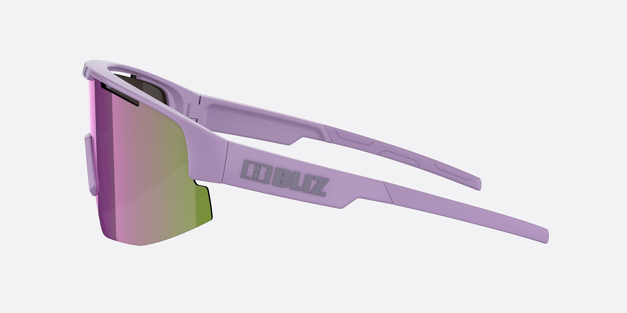 Sunglasses Bliz Matrix Small XXS (0-130) with Brown Mirror Purple lens and Matt Violett frame Image 3 of 6