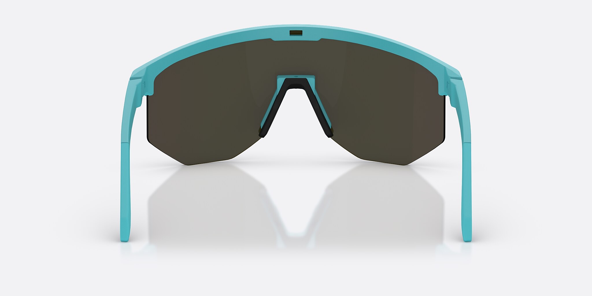Sunglasses Bliz Hero Small L (0-129) with Blue Green lens and Matte Turquoise frame Image 4 of 6