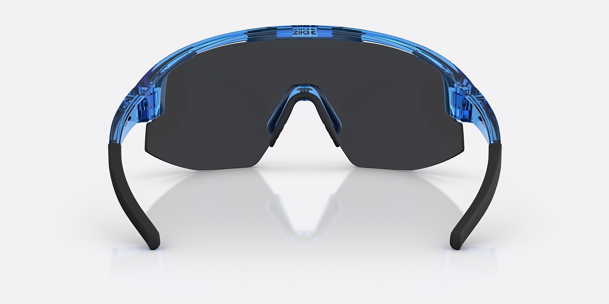 Sunglasses Bliz Matrix S (0-133) with Smoke/Blue Multicolor lens and Transparent Blue frame Image 4 of 6