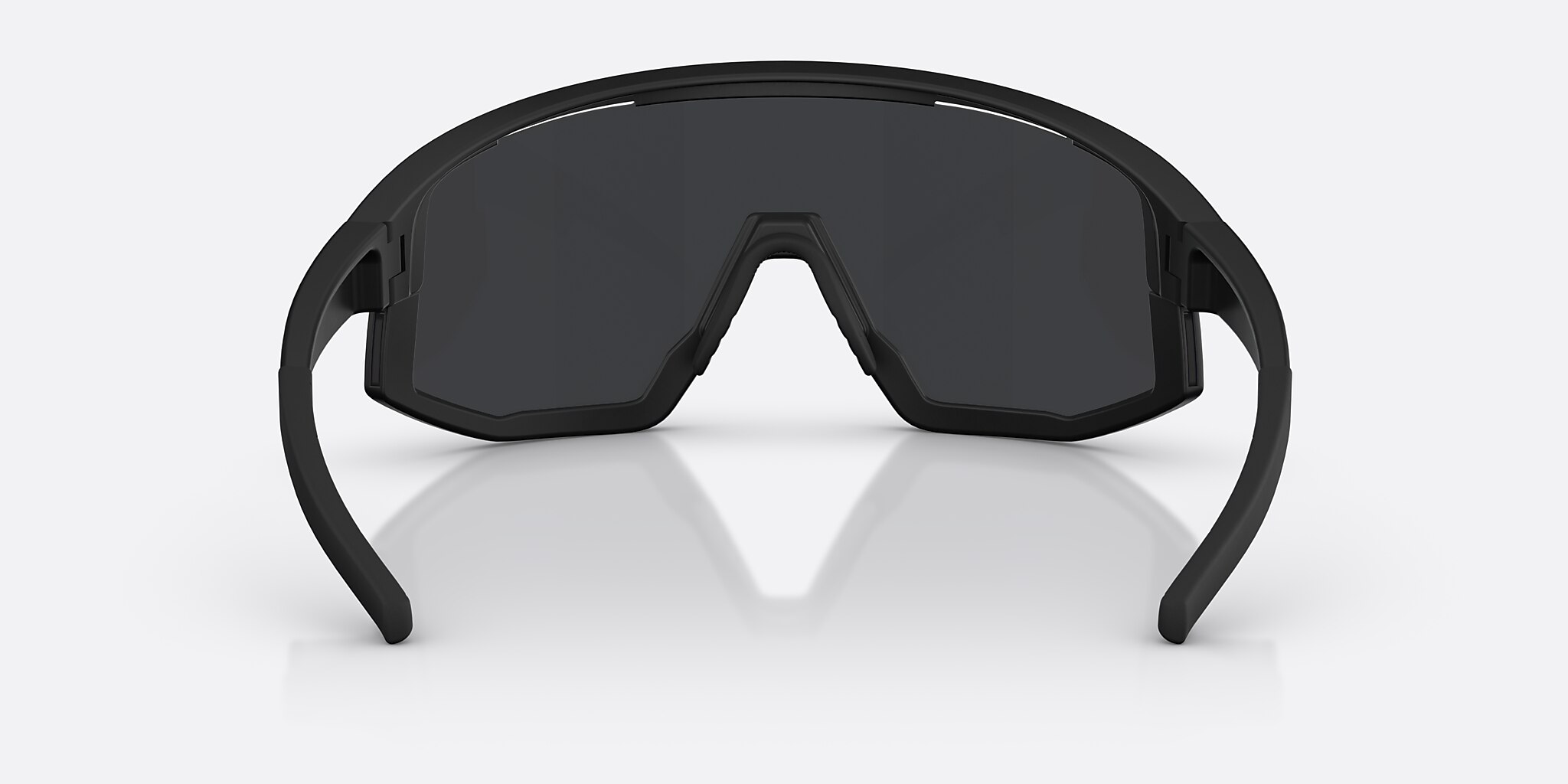 Sunglasses Bliz Vision L (0-137) with Smoke/Blue Multicolor lens and Matte Black frame Image 4 of 6