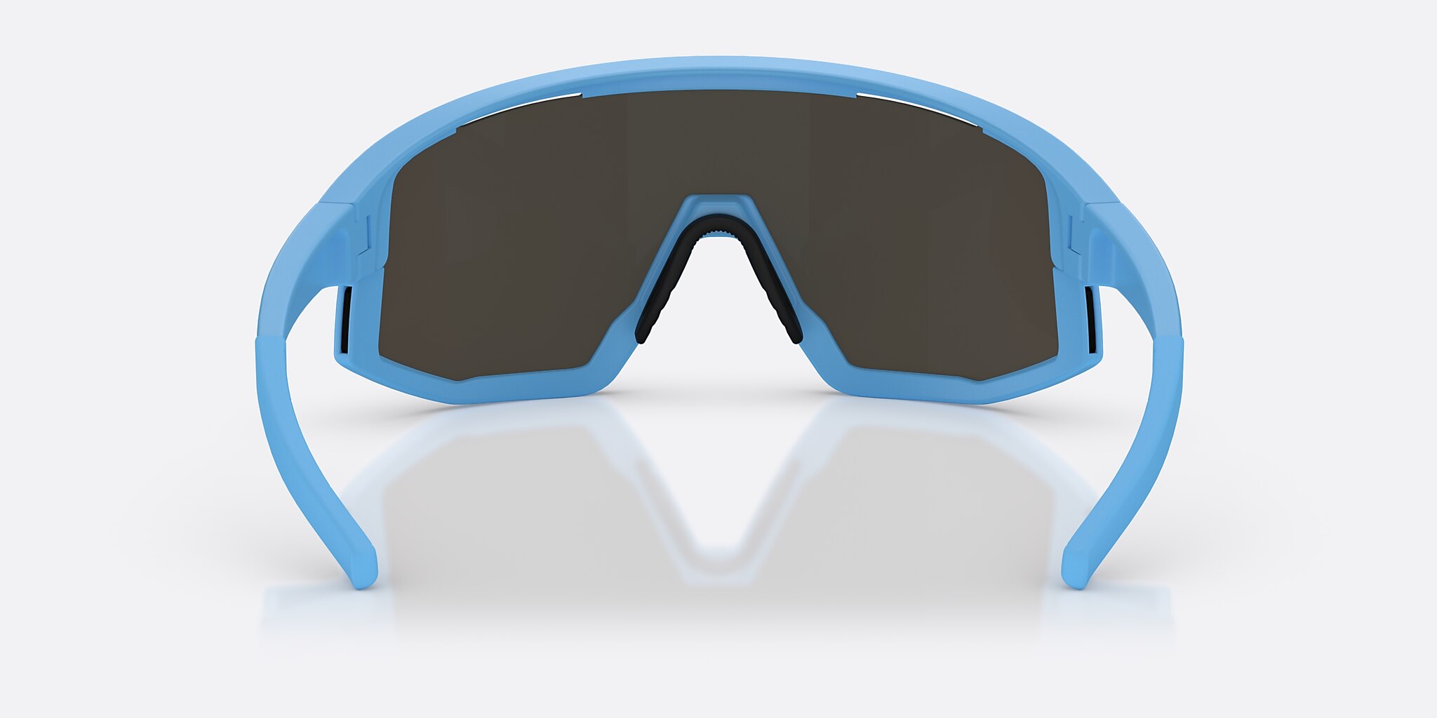 Sunglasses Bliz Fusion S (0-133) with Blue lens and Matte Blue frame Image 4 of 7