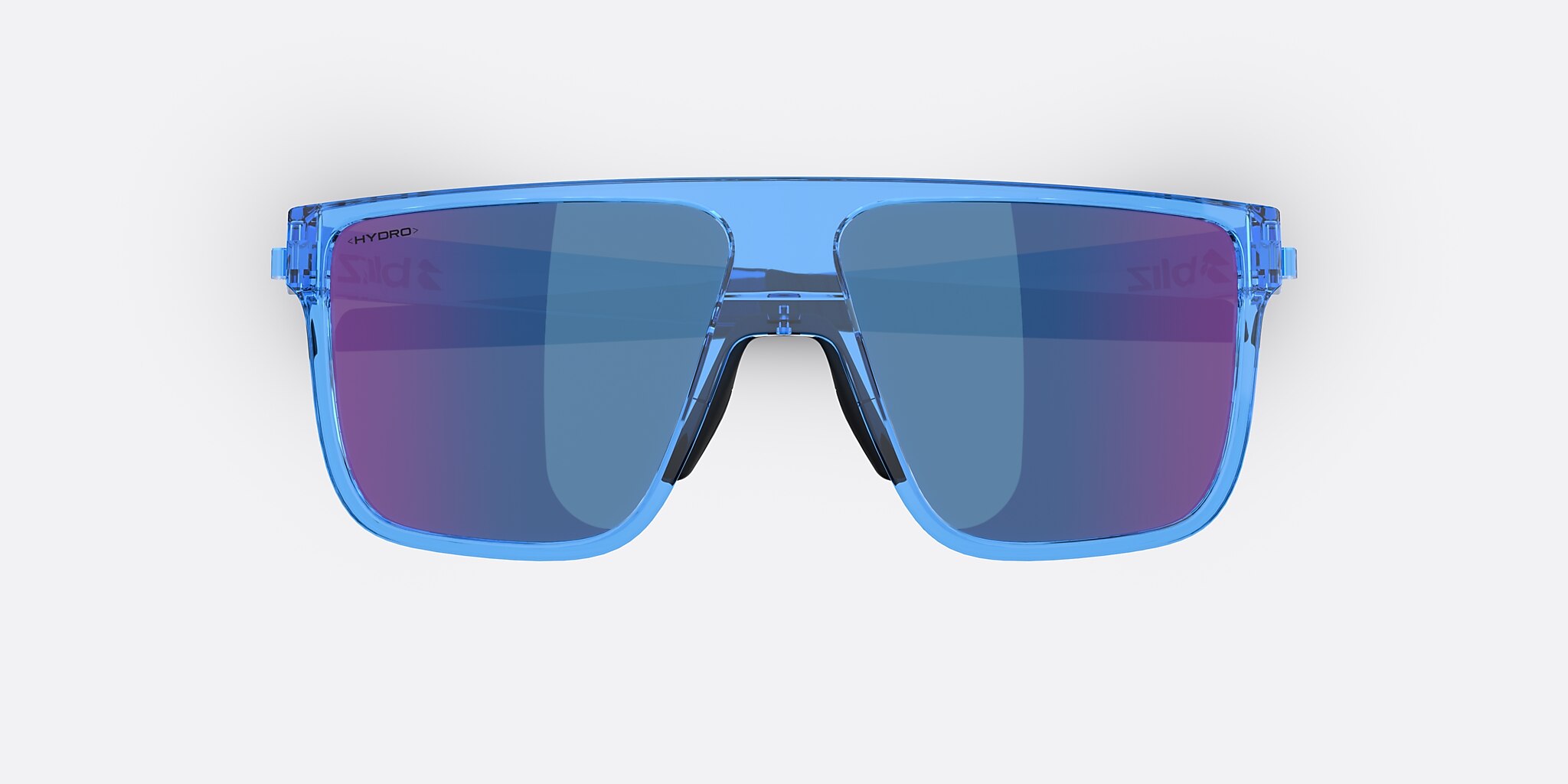 Sunglasses Bliz A003 L (58-13) with Smoke/Blue Multicolor lens and Transparent Blue frame Image 5 of 7
