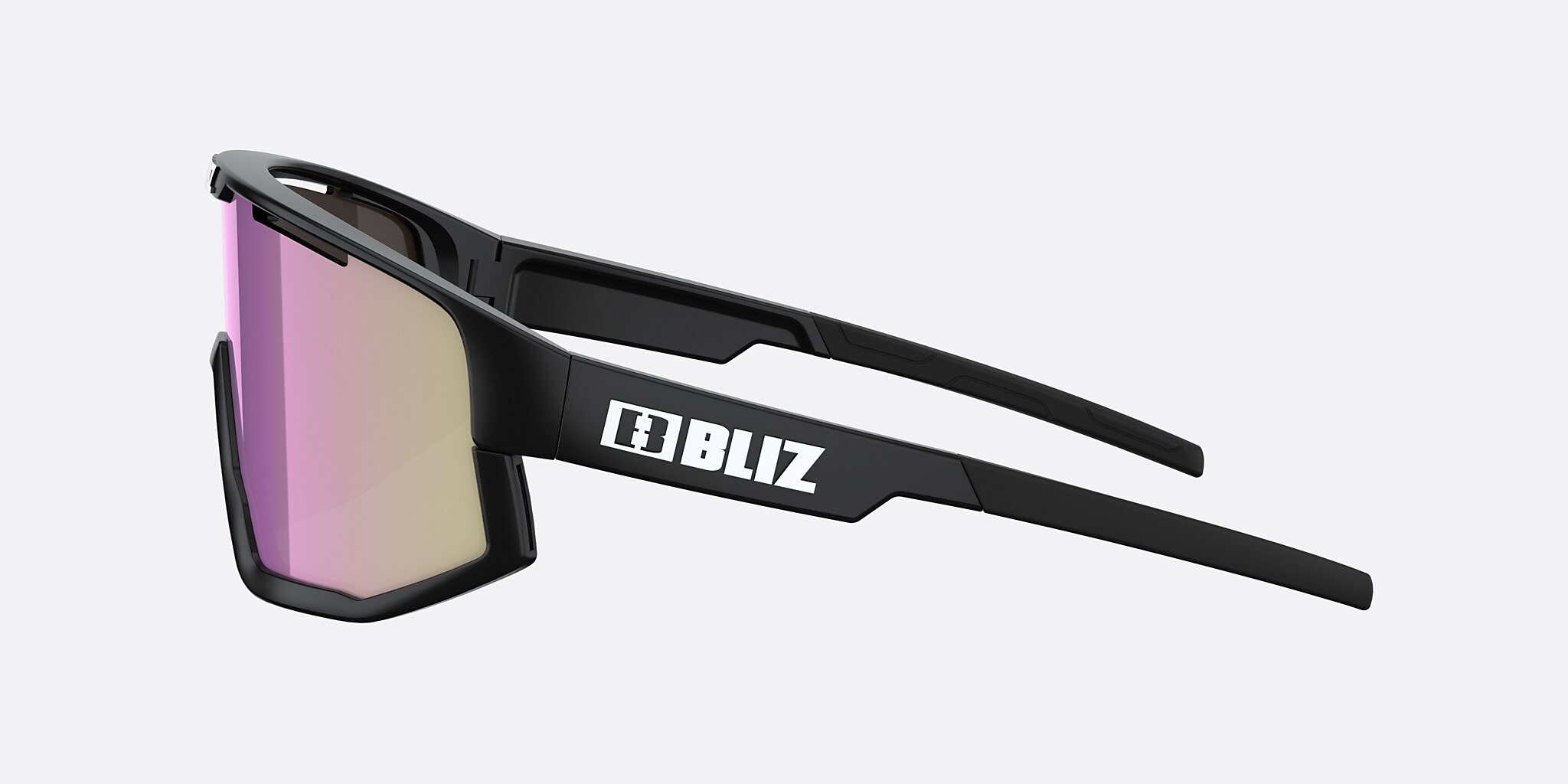 Sunglasses Bliz Fusion Small XXS (0-125) with Brun rosé lens and Svart frame Image 3 of 6
