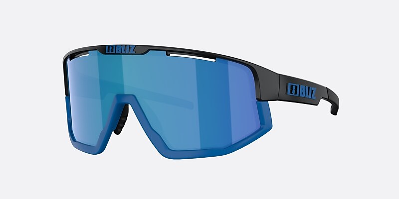 Sunglasses Bliz Fusion Small XXS (0-125) with Brown Mirror Blue lens and Matte Black frame Image 1 of 6