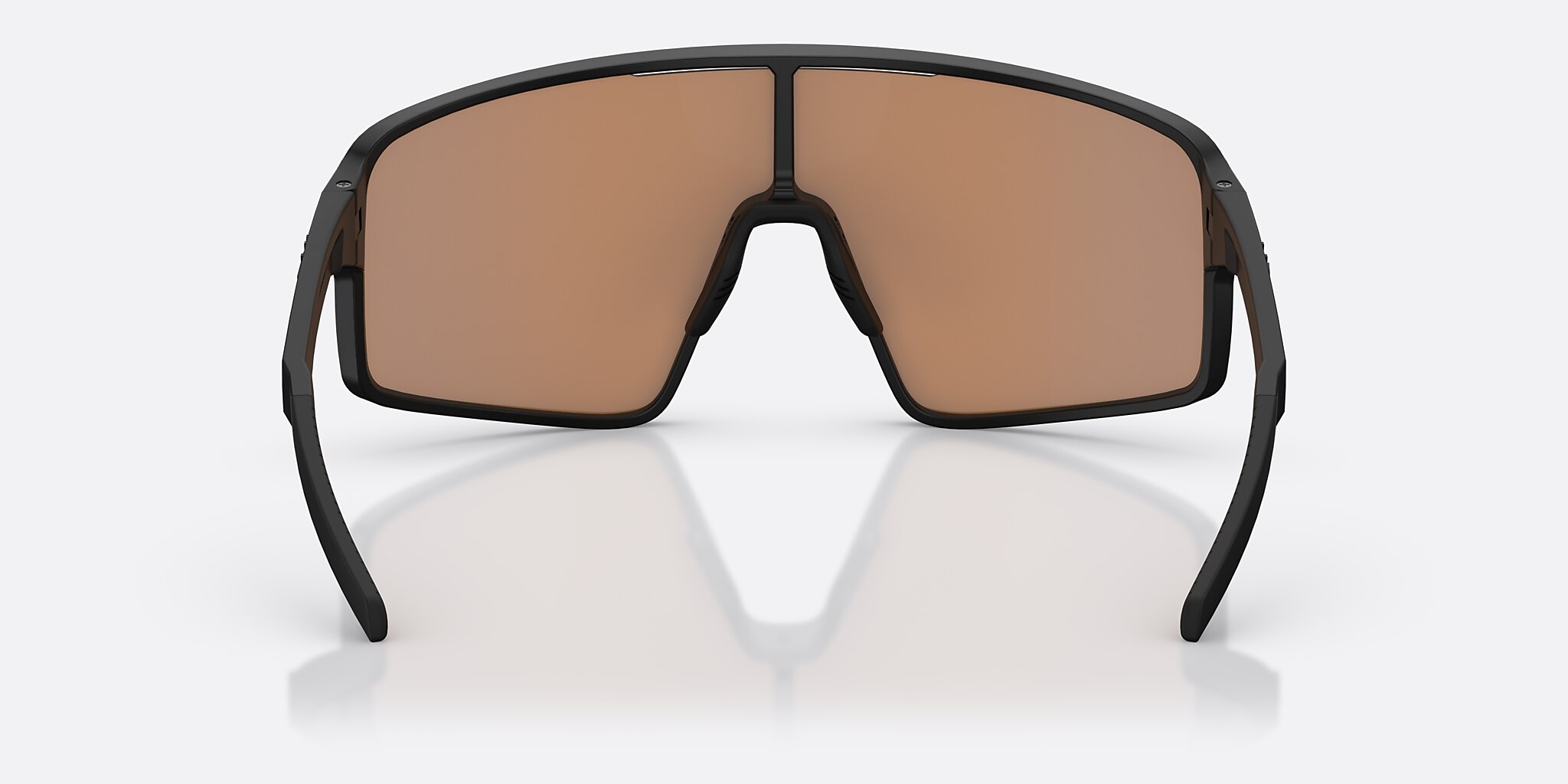Sunglasses Bliz P001 L (0-138) with Korall/orange spegel blå lens and Matt svart frame Image 4 of 6