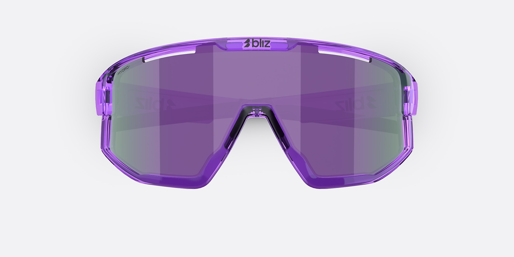 Sunglasses Bliz Fusion S (0-133) with Smoke/Purple Multicolor lens and Transparent Purple frame Image 5 of 7