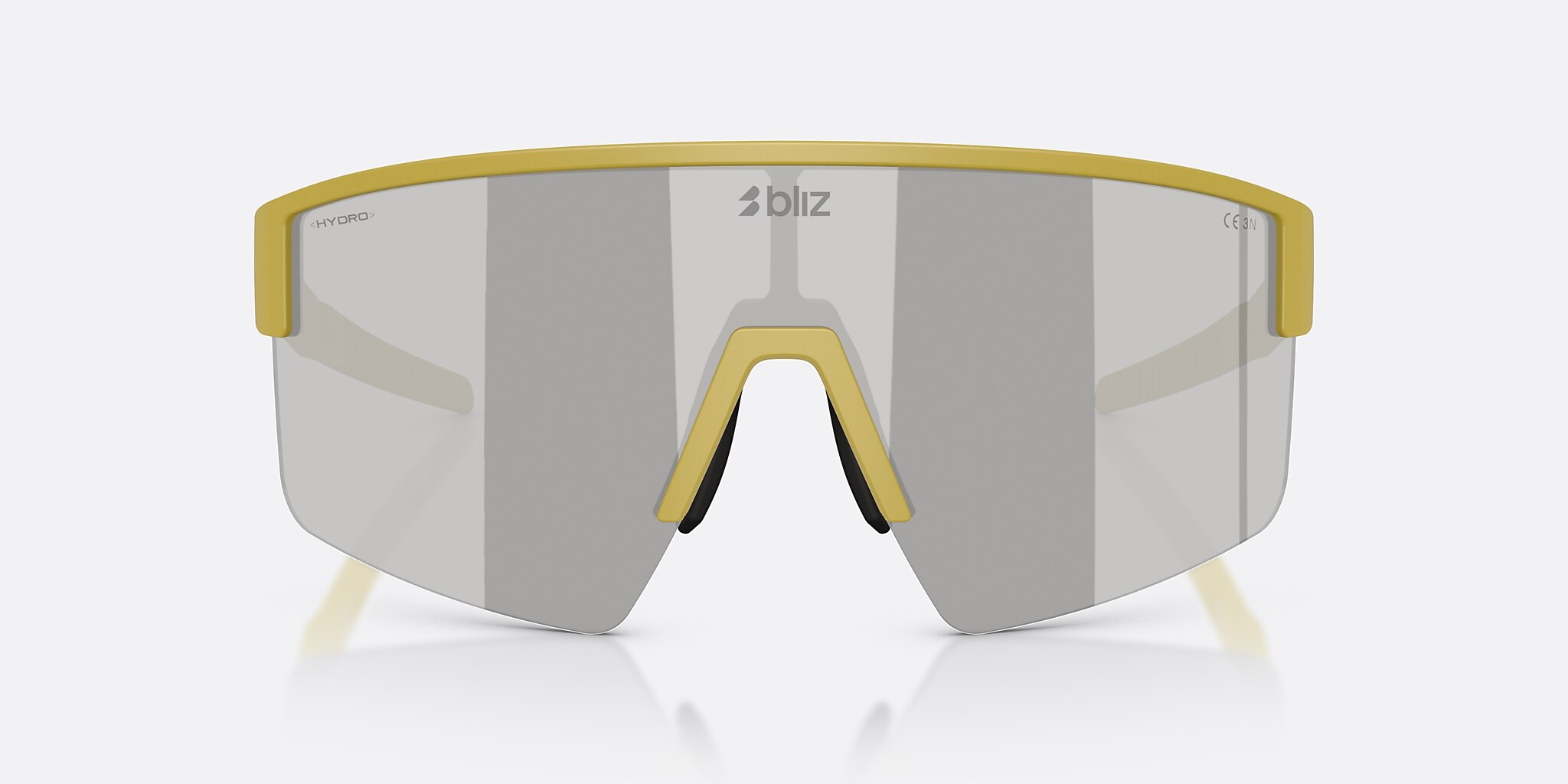 Sunglasses Bliz P004 L (0-137) con Smoke/Silver Mirror lente y Verde ámbar mate montura Imagen 2 de 7