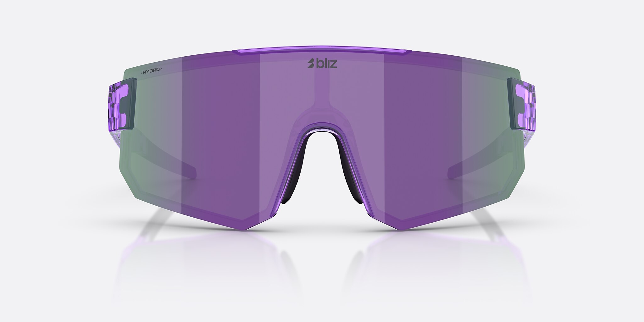 Lunettes de soleil Bliz P005 XXL (0-139) avec Miroir Fumé/Violet verre et Transparent Pourpre monture Image 2 de 7