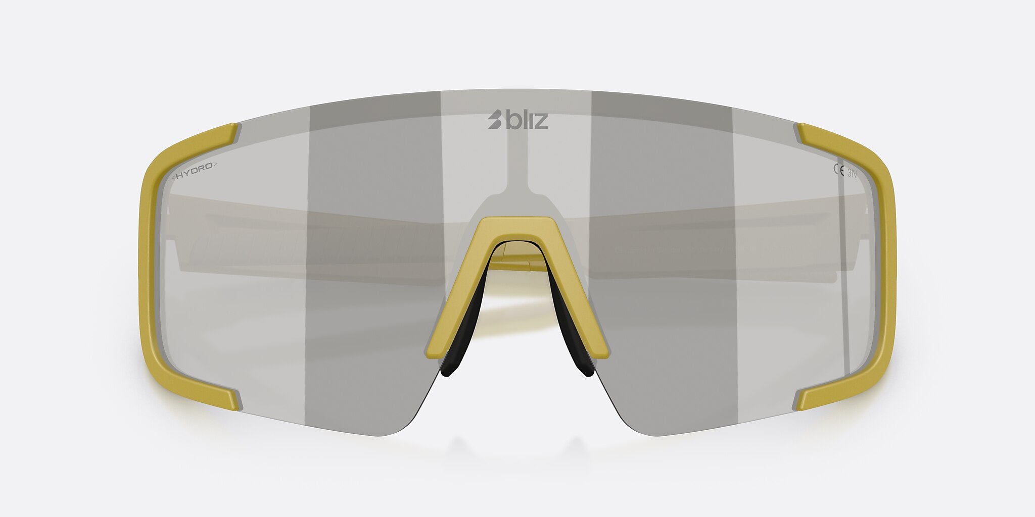 Sunglasses Bliz P003 L (0-136) con Smoke/Silver Mirror lente y Verde ámbar mate montura Imagen 5 de 7