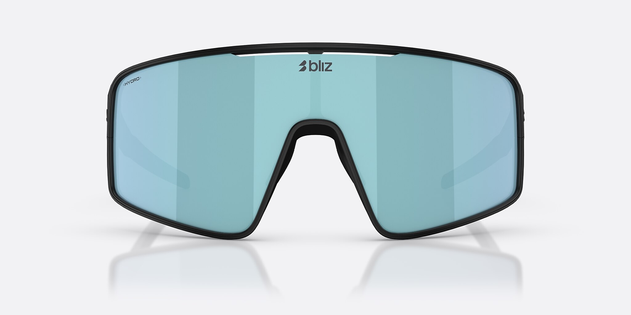 Sunglasses Bliz P001 L (0-138) with Smoke/Ice Blue Multicolor lens and Matte Black frame Image 2 of 6
