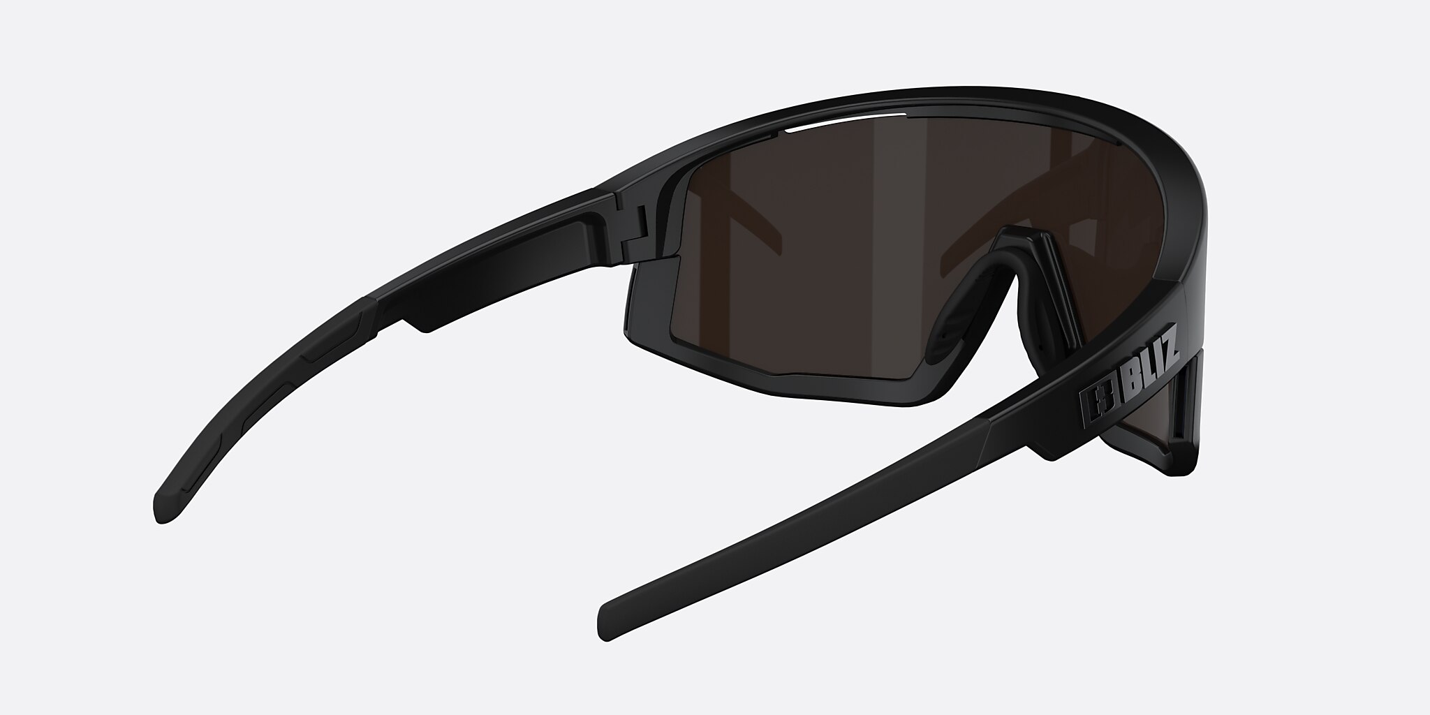 Sunglasses Bliz Vision L (0-137) with Brown Blue lens and Black frame Image 4 of 6