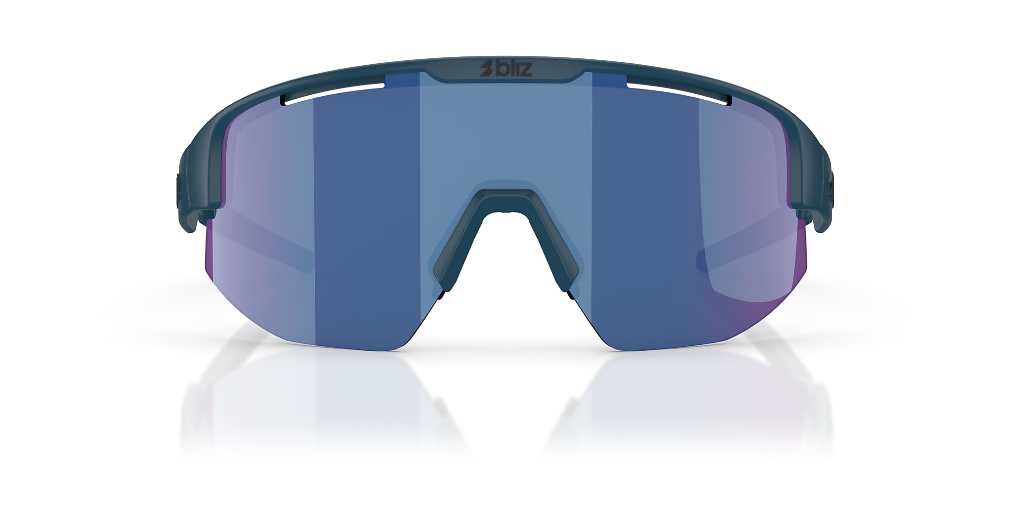 Matrix Sunglasses Brown Mirror Blue | Bliz Eyewear®