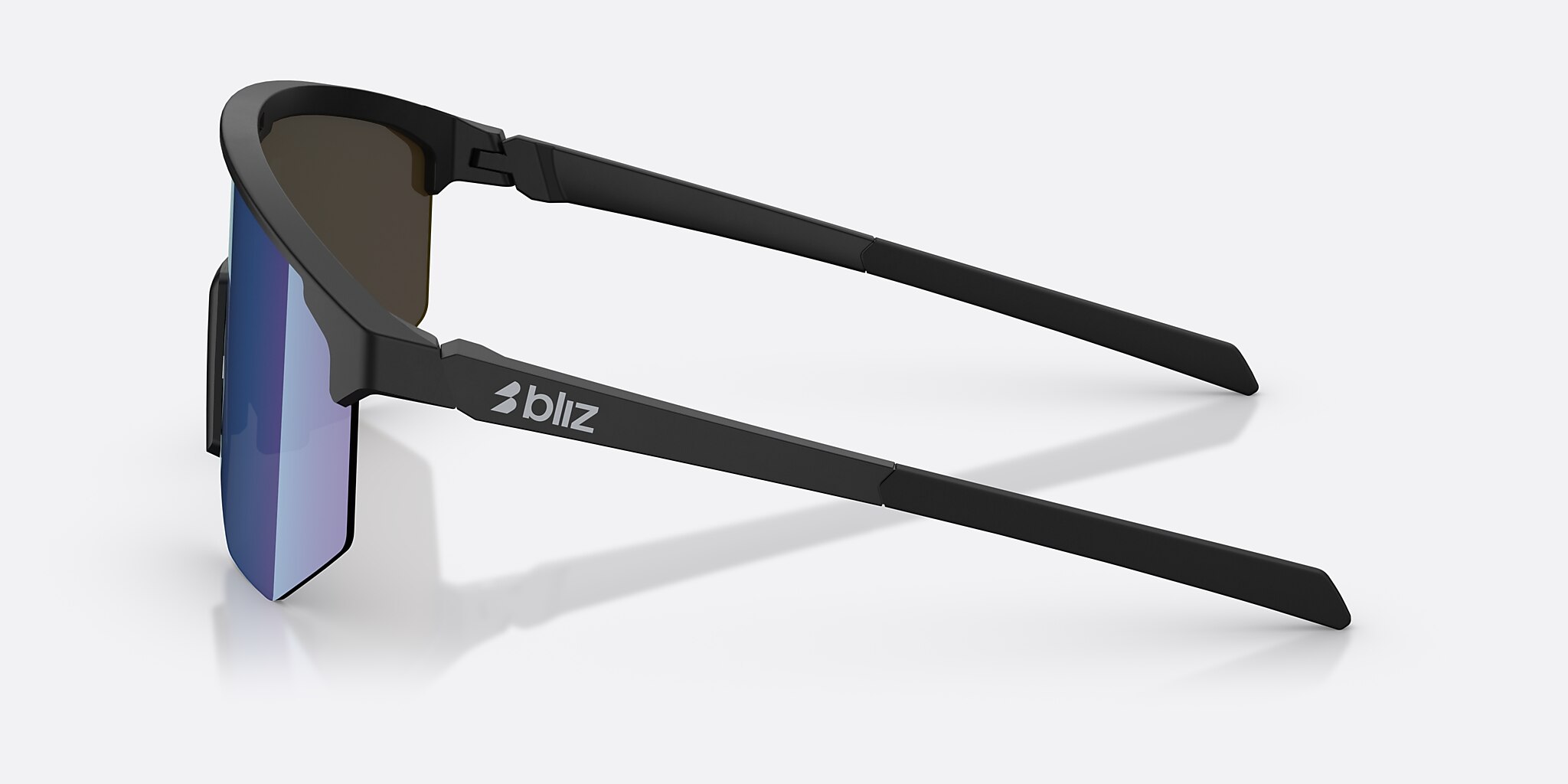 Sunglasses Bliz Hero XXL (0-142) with Brown Blue lens and Black frame Image 3 of 6
